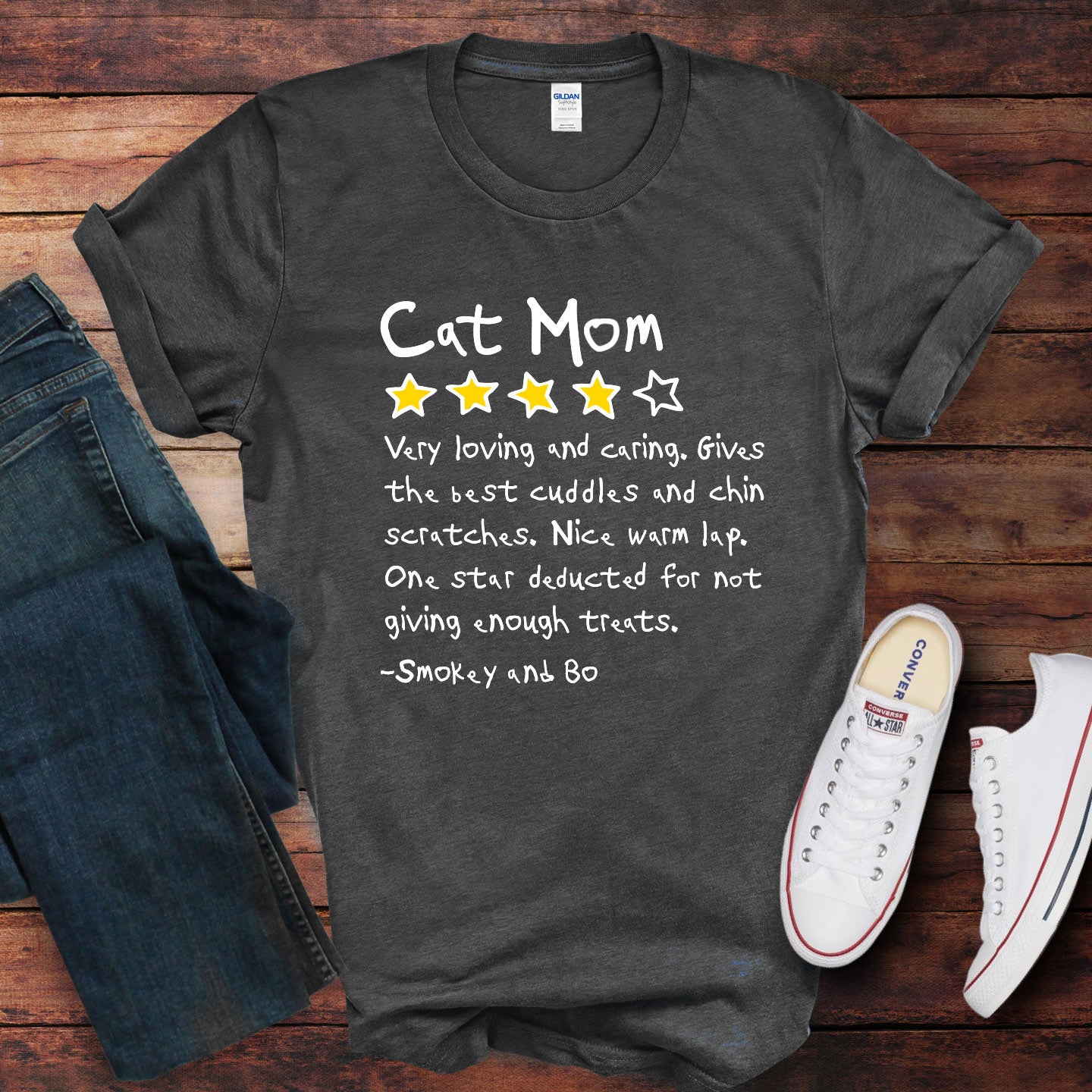 Cat Mom Review Shirt