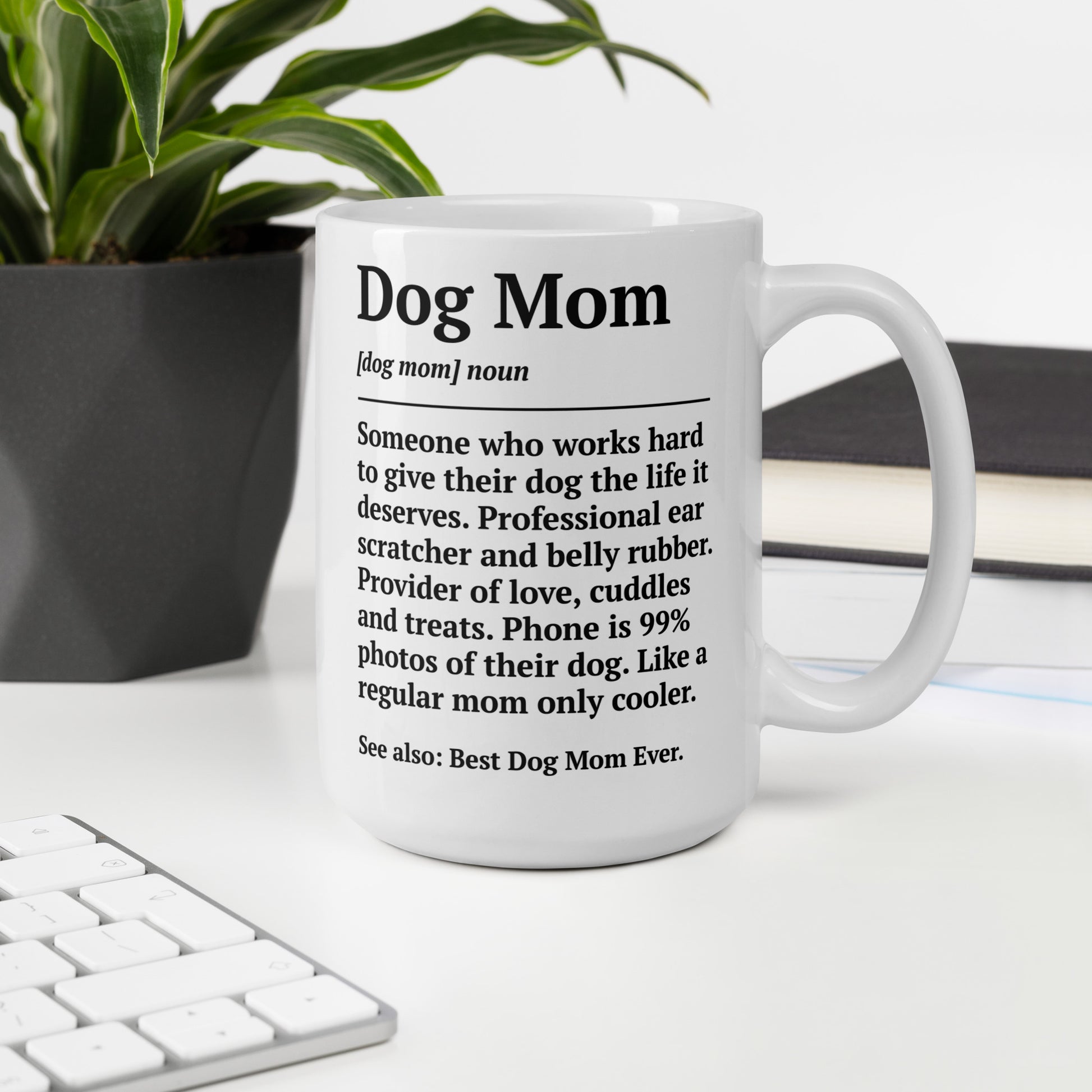 funny dog mom definition mug