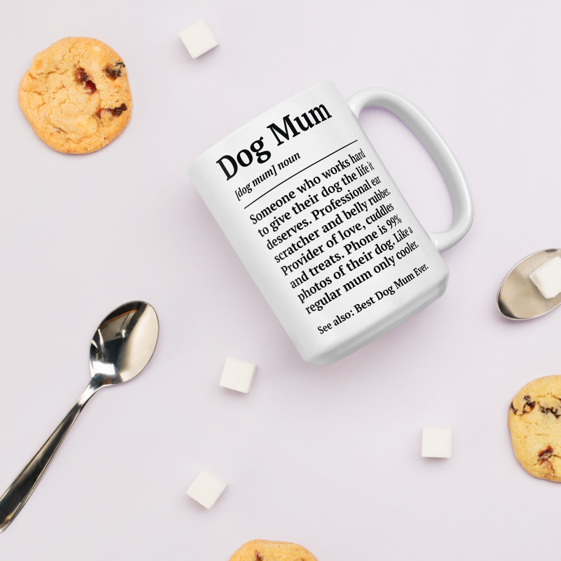 dog mum dictionary definition mug