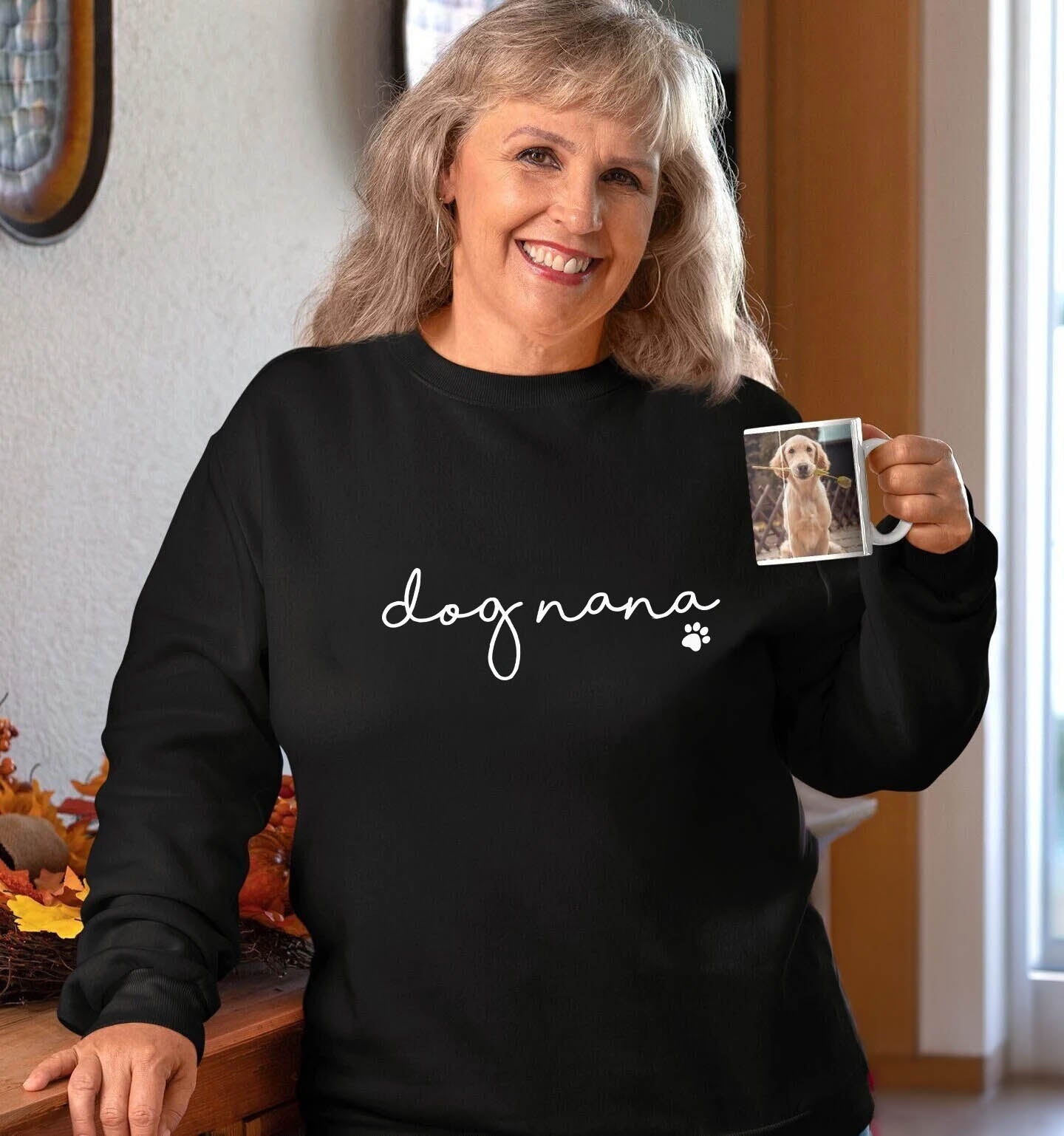 dog nana sweatshirt - cute gift from granddog