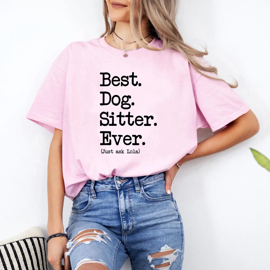 Dog Sitter Type Shirt