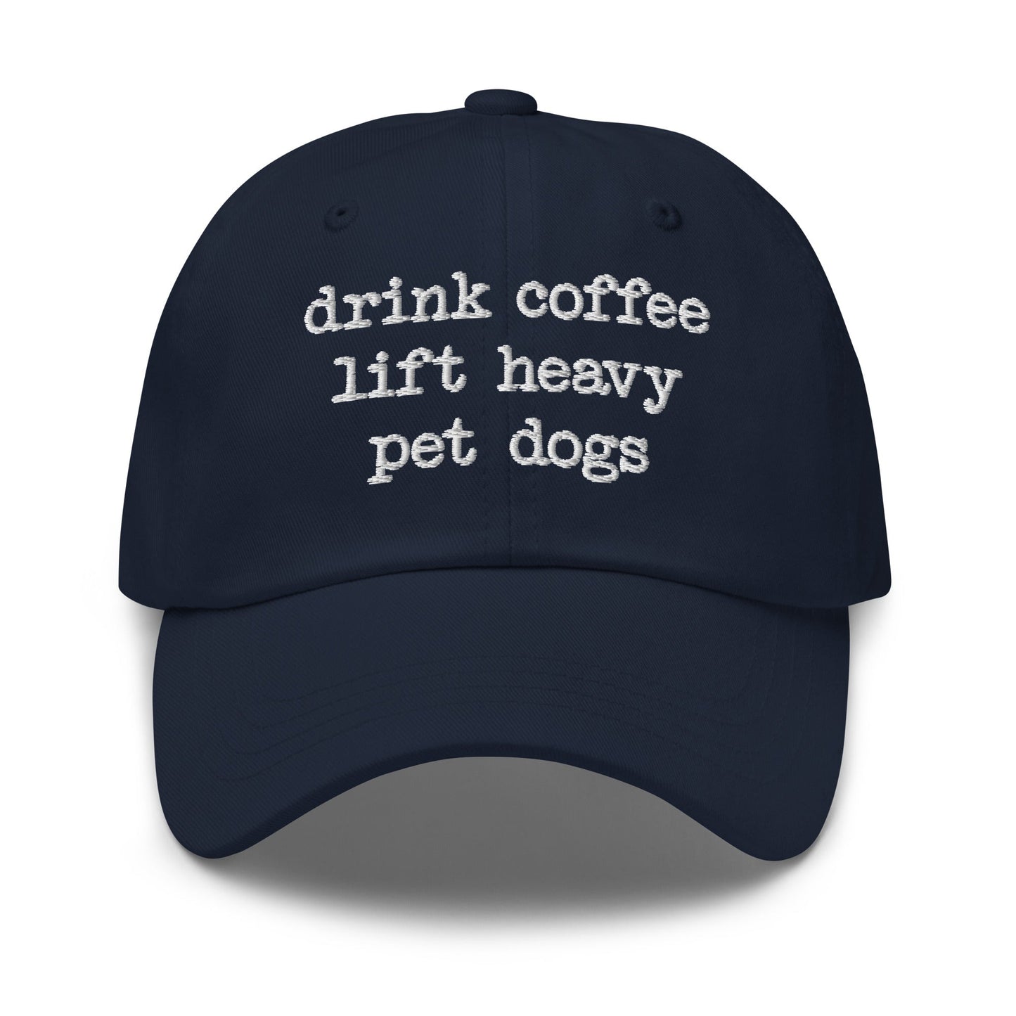 Drink Coffee Lift Heavy Pet Dogs Cap - Hi Doggi