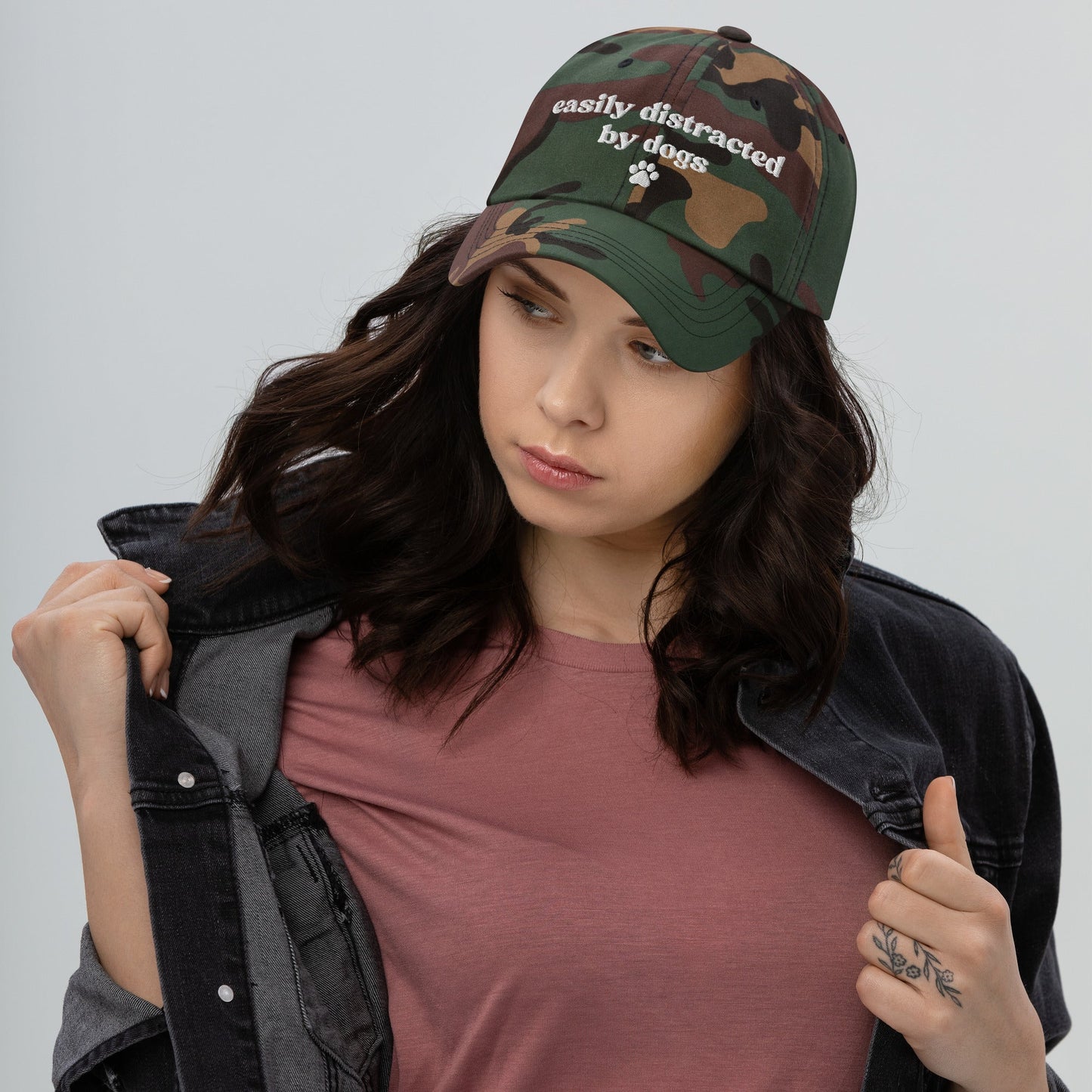 Easily Distracted By Dogs Cap - Hi Doggi