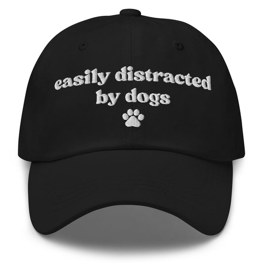 Easily Distracted By Dogs Cap - Hi Doggi