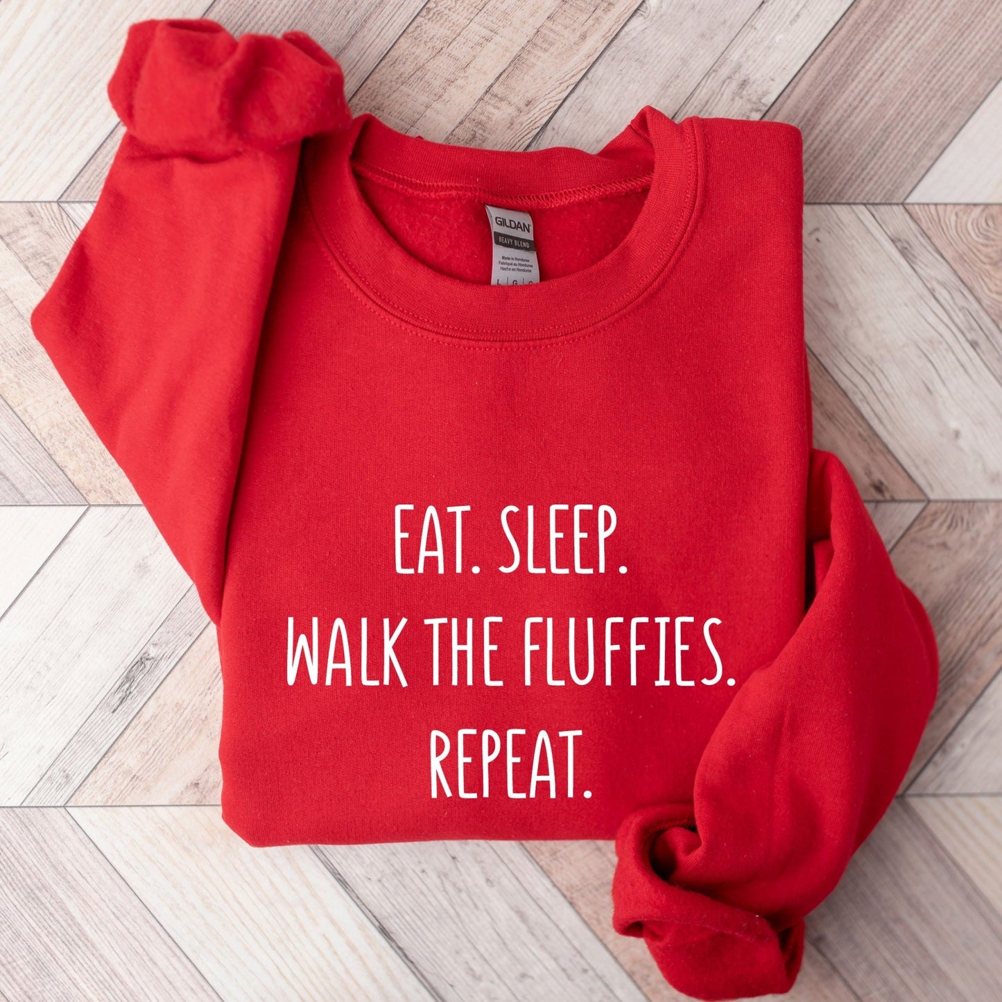 Eat Sleep Walk Dog Sweatshirt - Hi Doggi