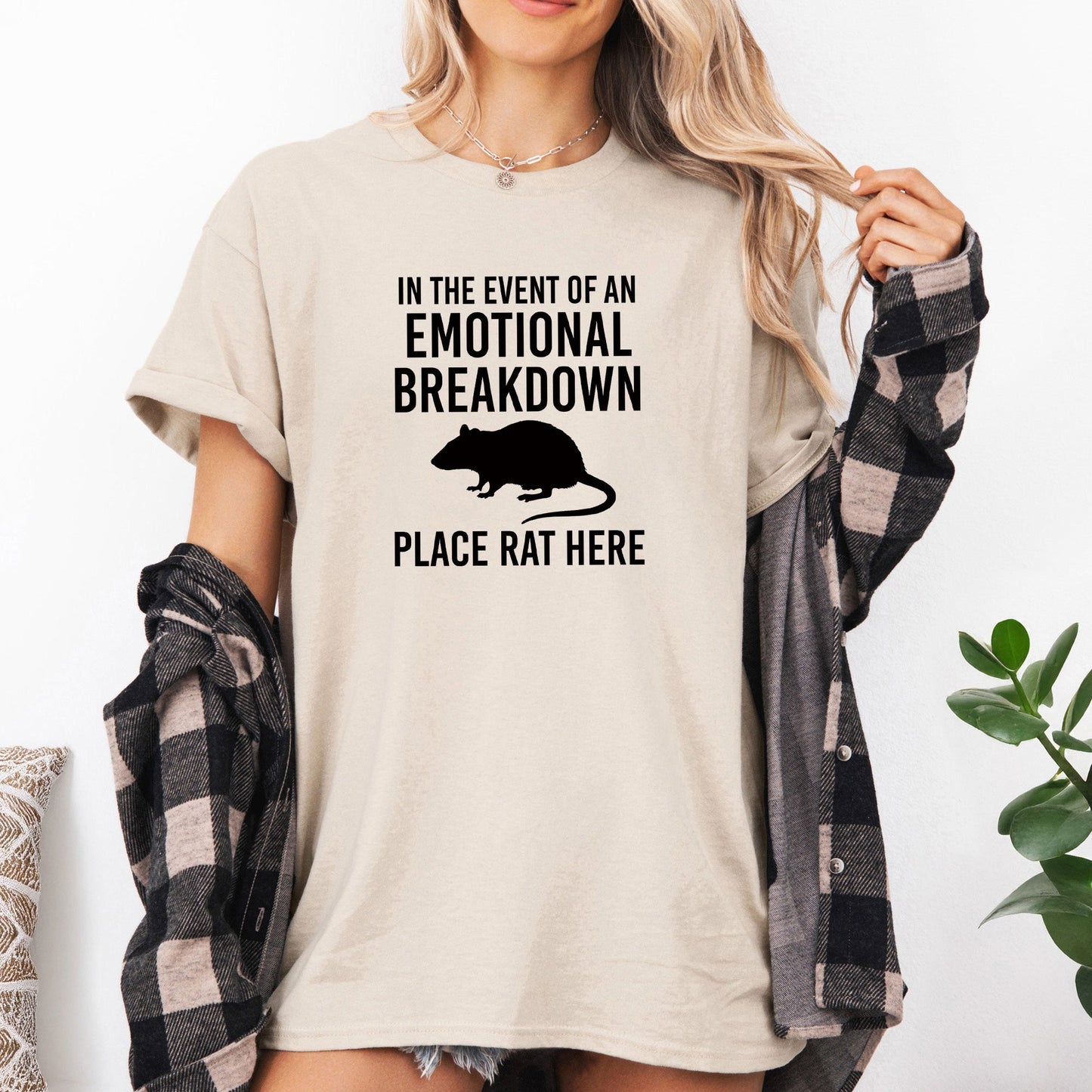 Emotional Breakdown Rat Shirt - Hi Doggi