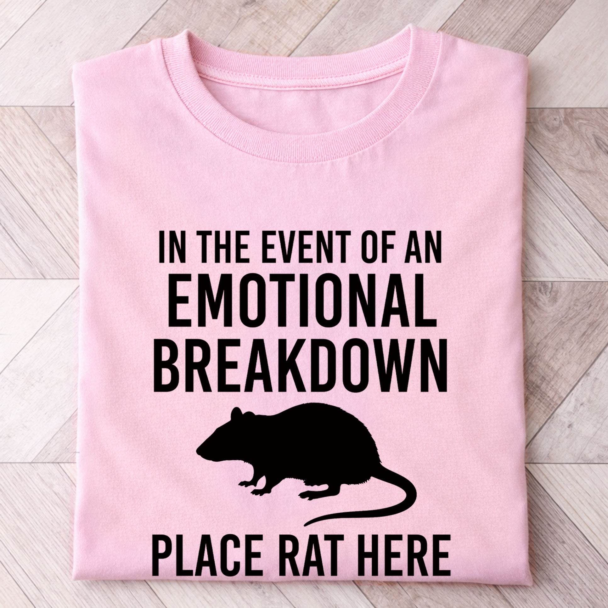 Emotional Breakdown Rat Shirt - Hi Doggi