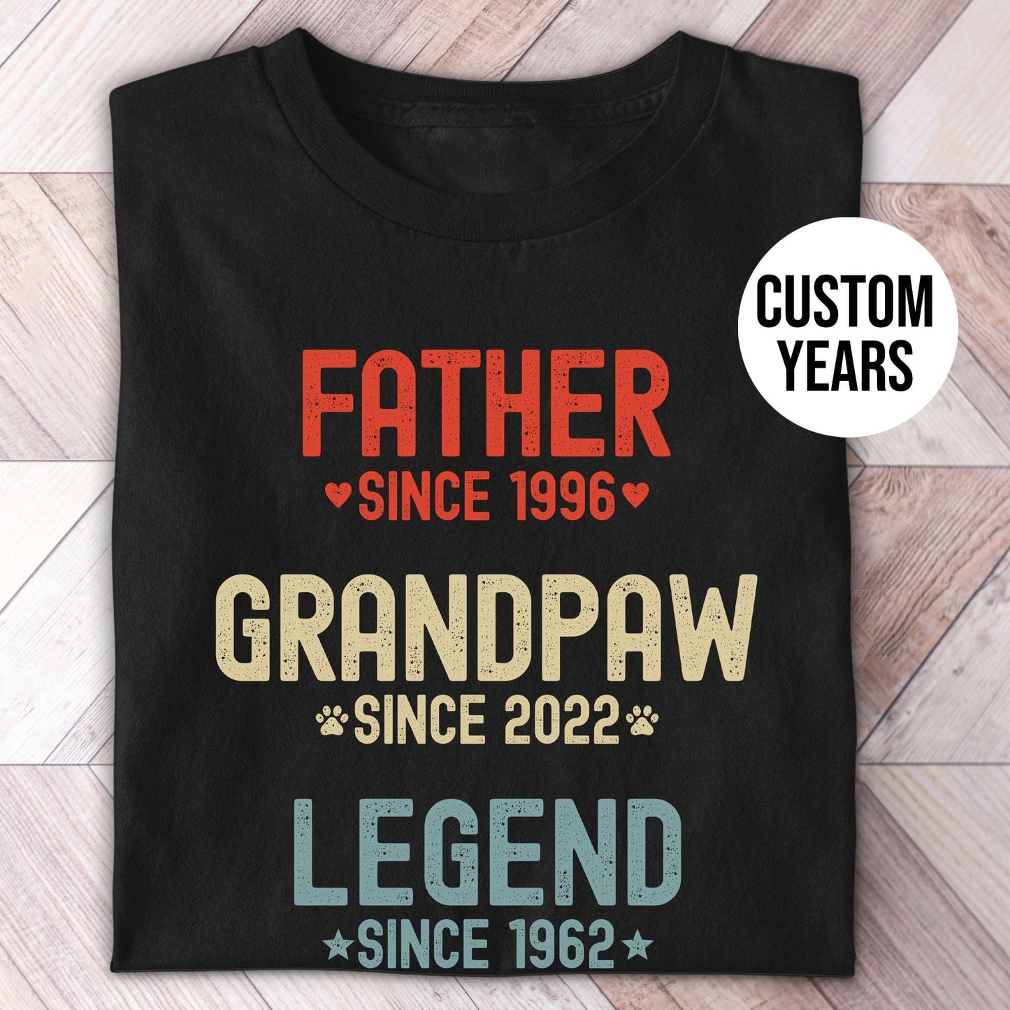 Father Grandpaw Legend Custom Shirt - Hi Doggi