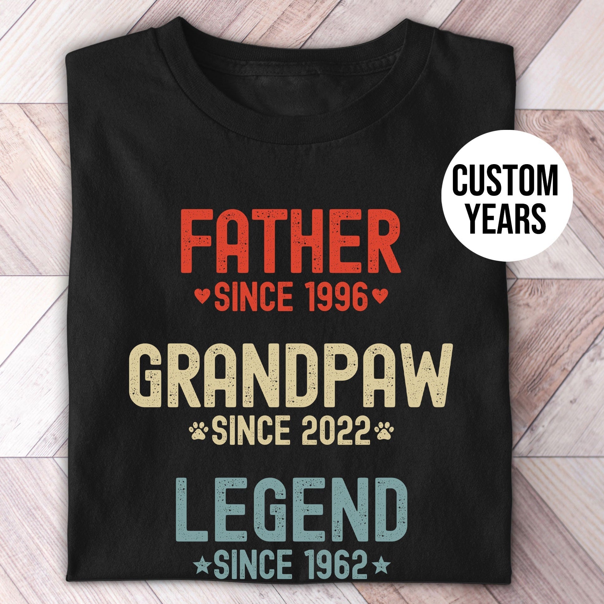 Father Grandpaw Legend Custom Shirt - Hi Doggi
