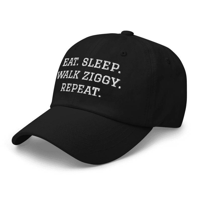 Custom Name Eat Sleep Walk Dog Cap