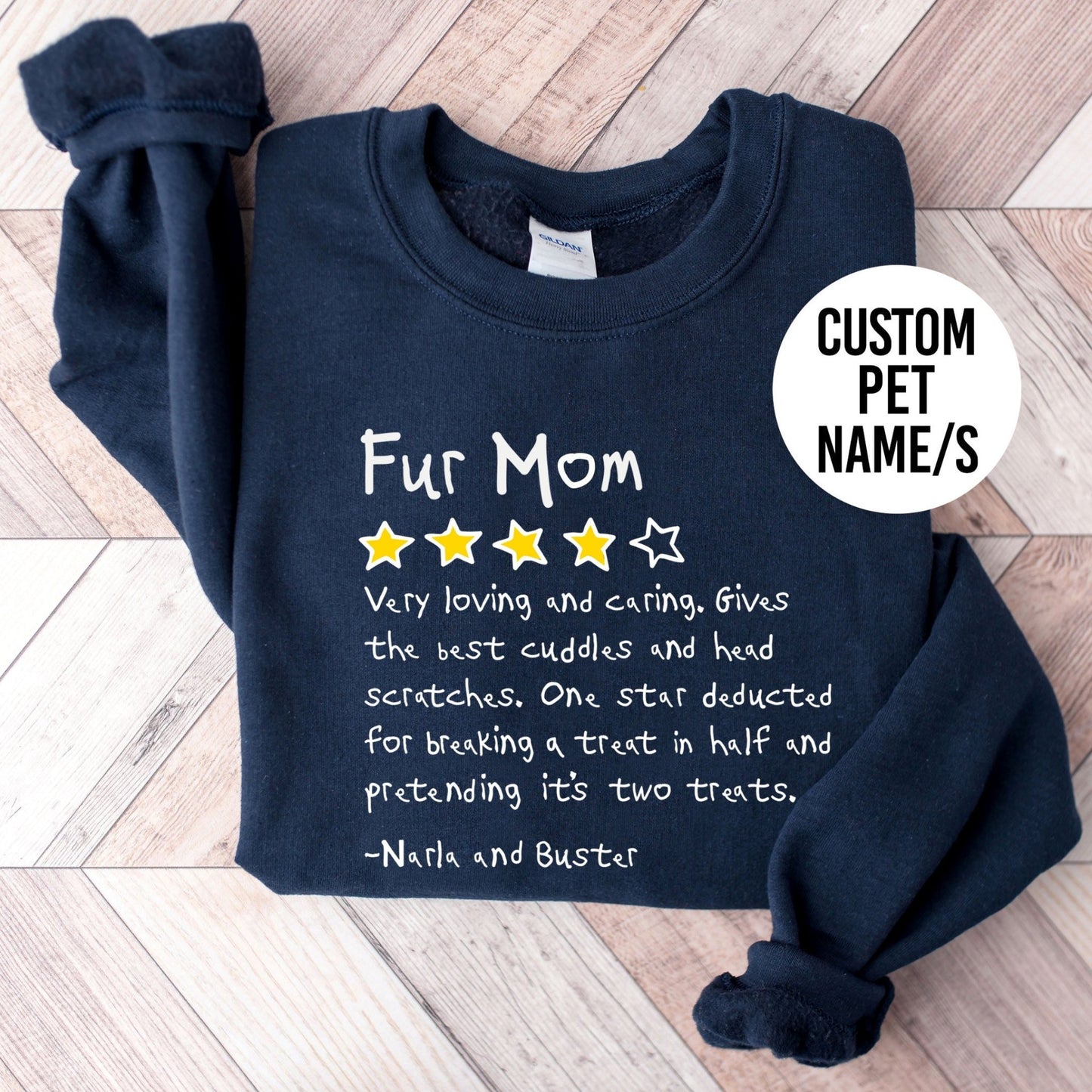 Fur Mom Review Sweatshirt - Hi Doggi