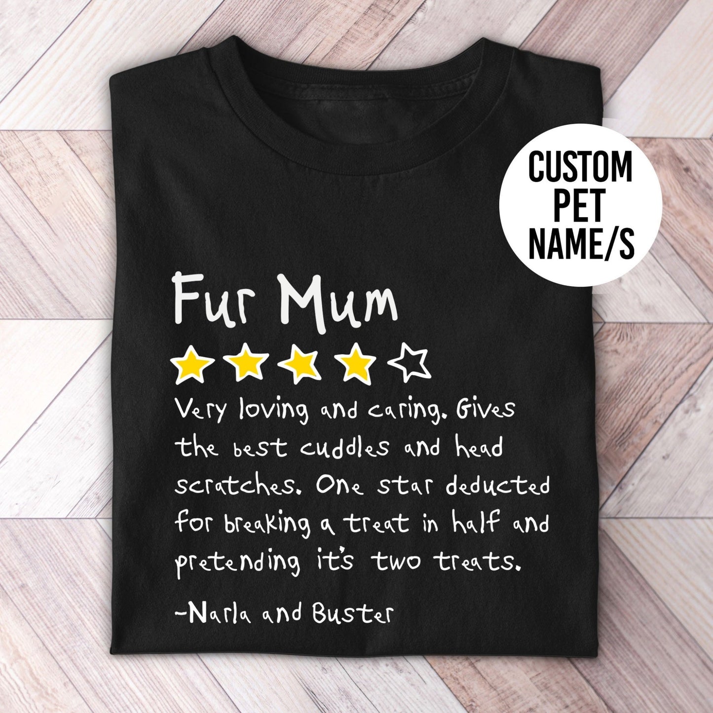 Fur Mum Review Shirt - Hi Doggi