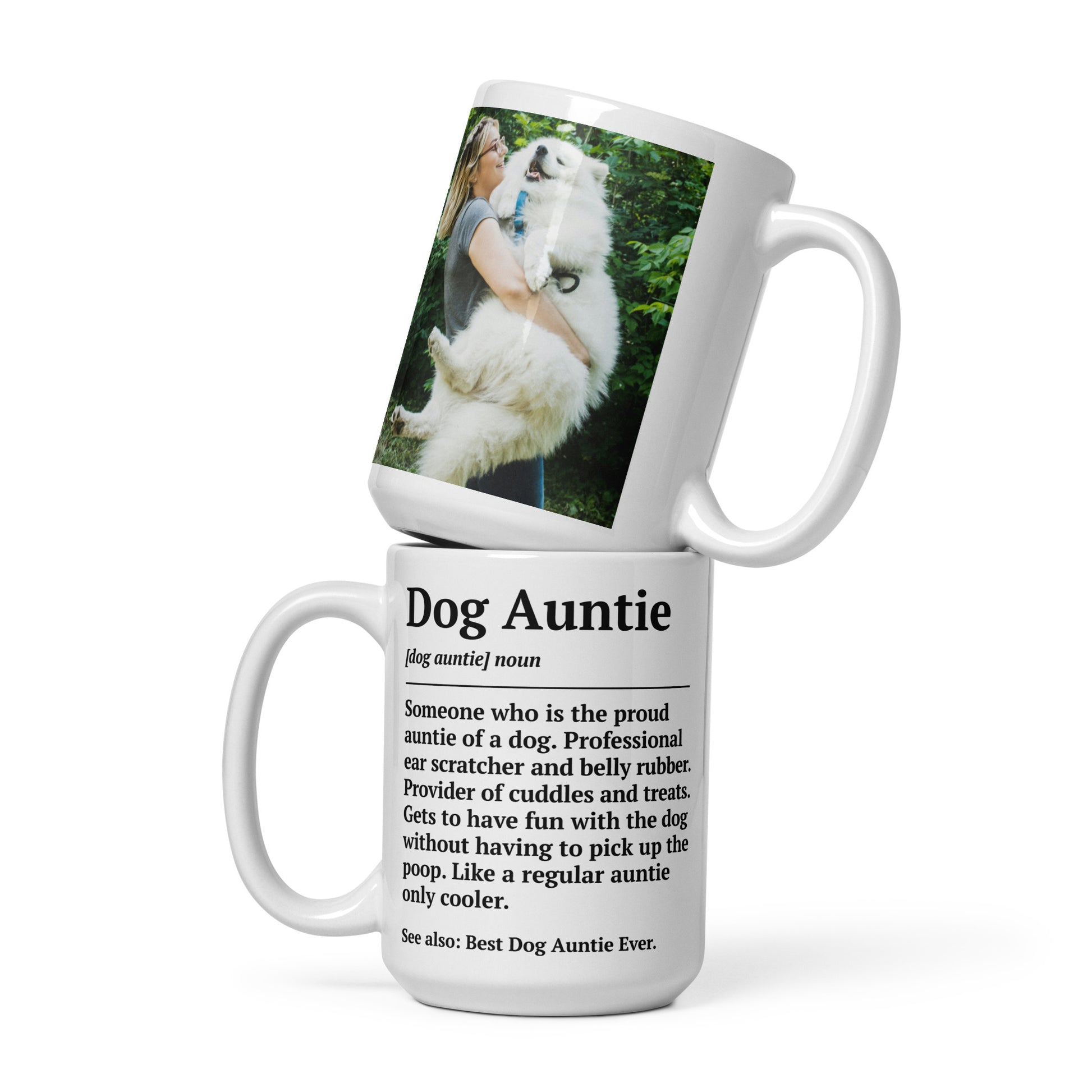 dog auntie funny mug gift