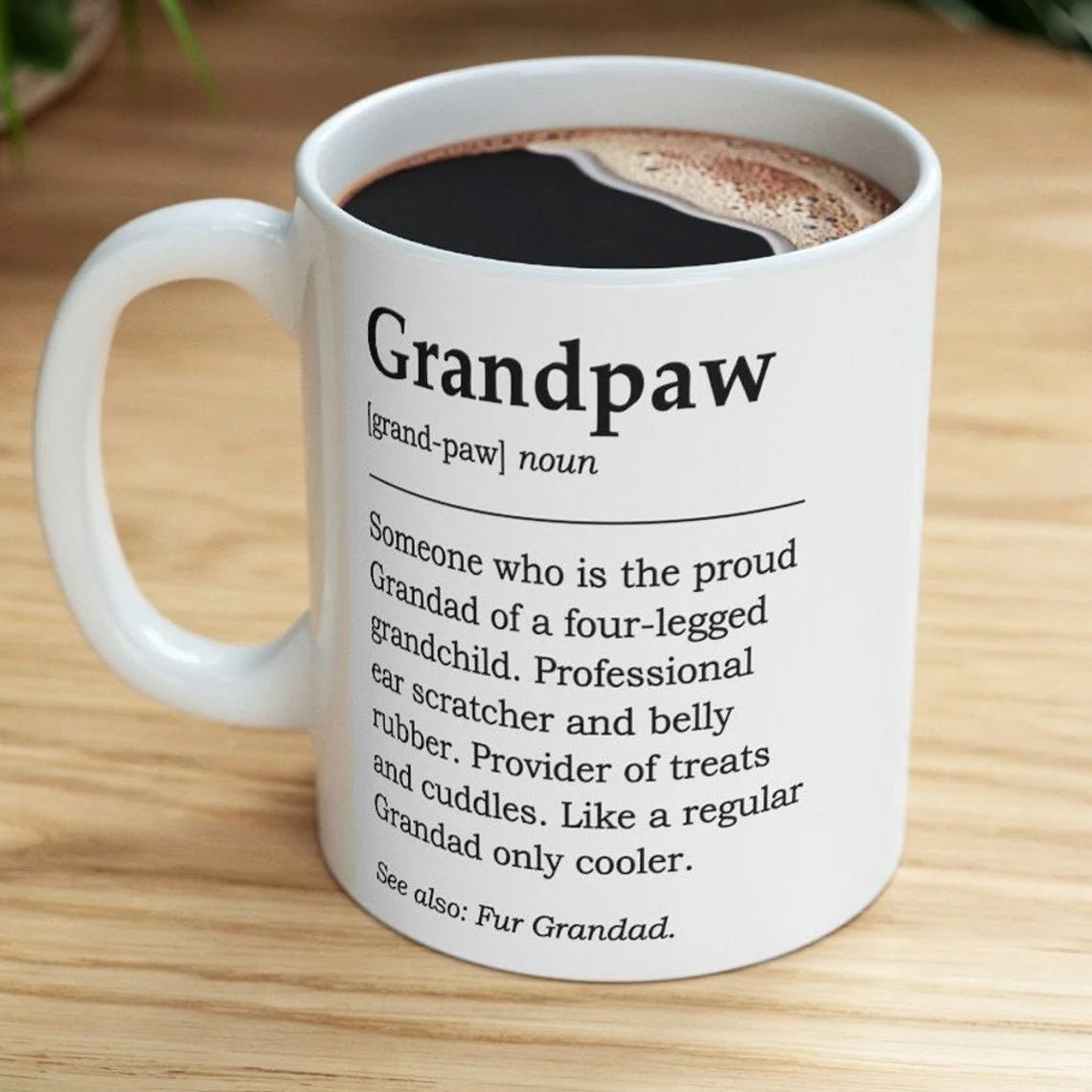 Grandpaw Definition Photo mug - Hi Doggi