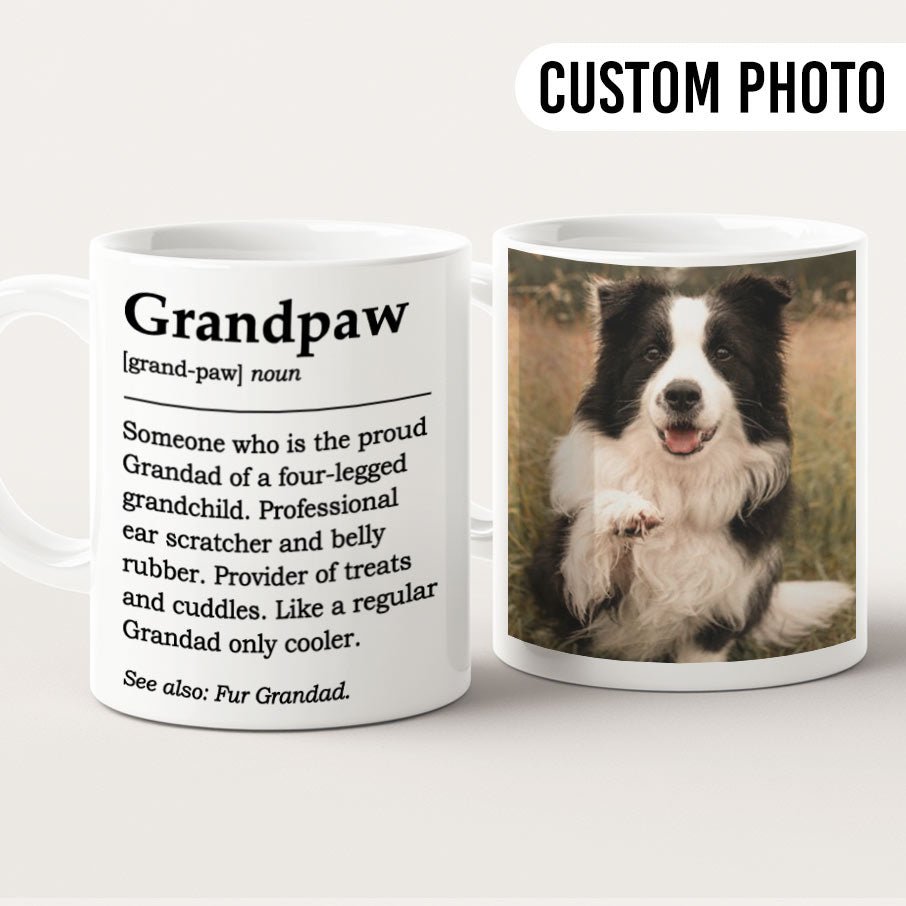 Grandpaw Definition Photo mug - Hi Doggi