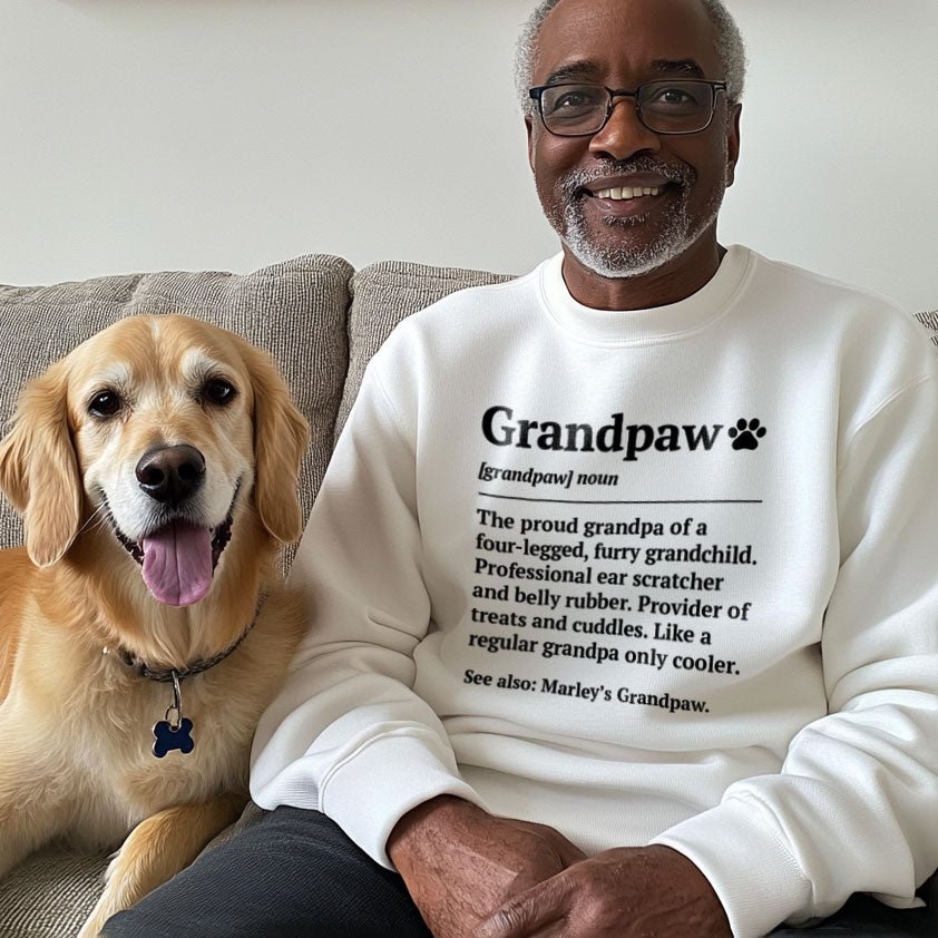 Grandpaw Definition Sweatshirt - Hi Doggi