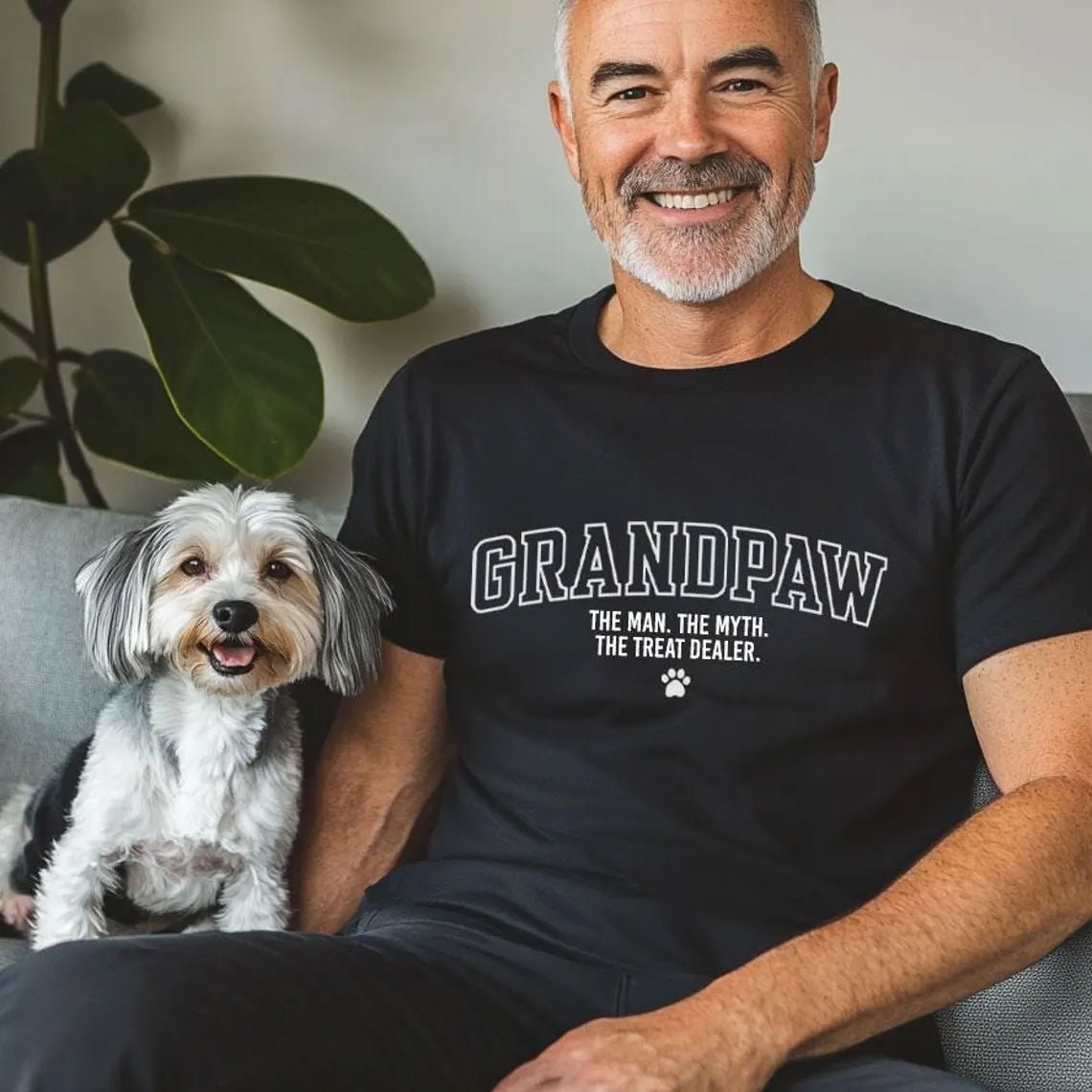 Grandpaw Man Myth Treat Dealer Shirt - Hi Doggi