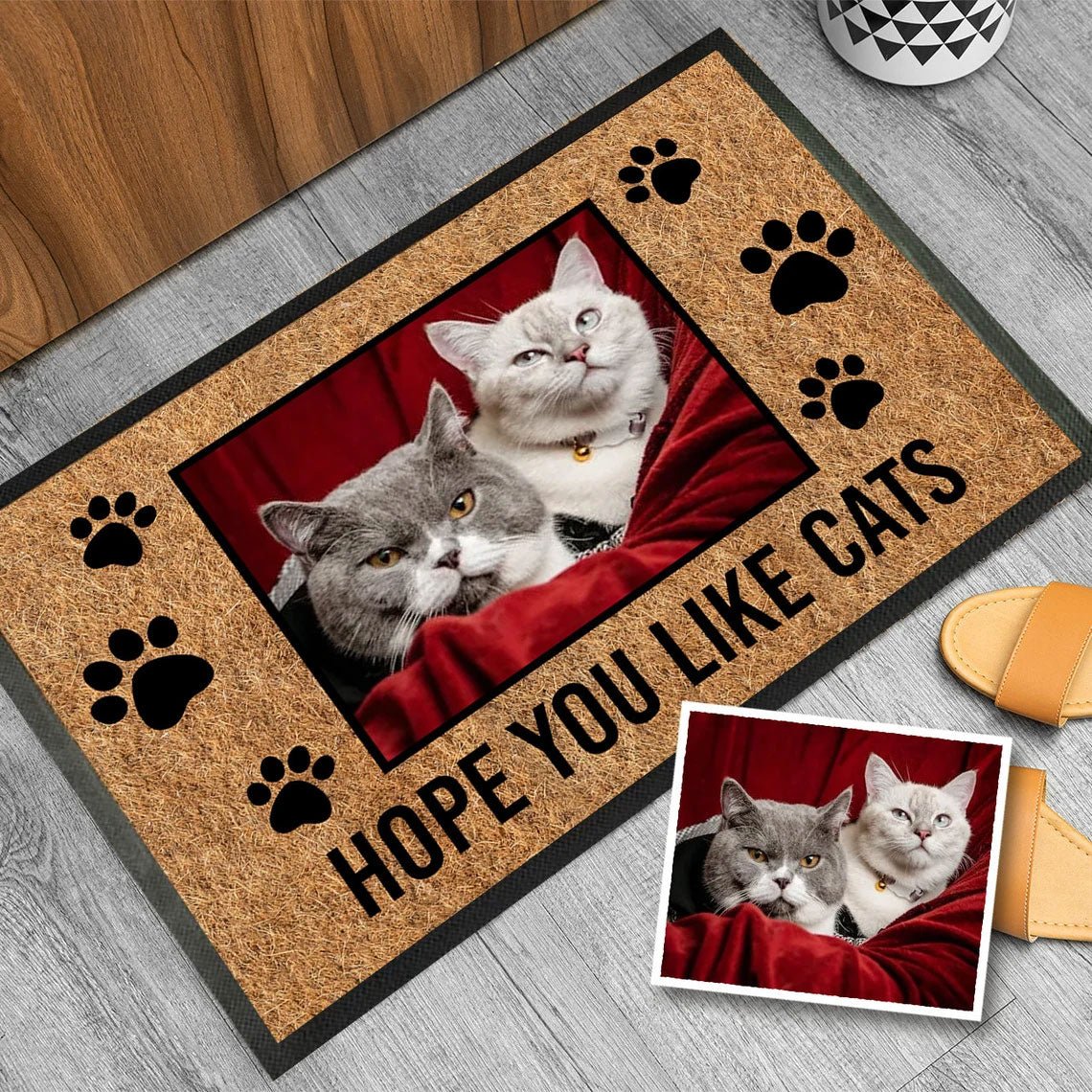 Hope You Like Cats Doormat - Hi Doggi