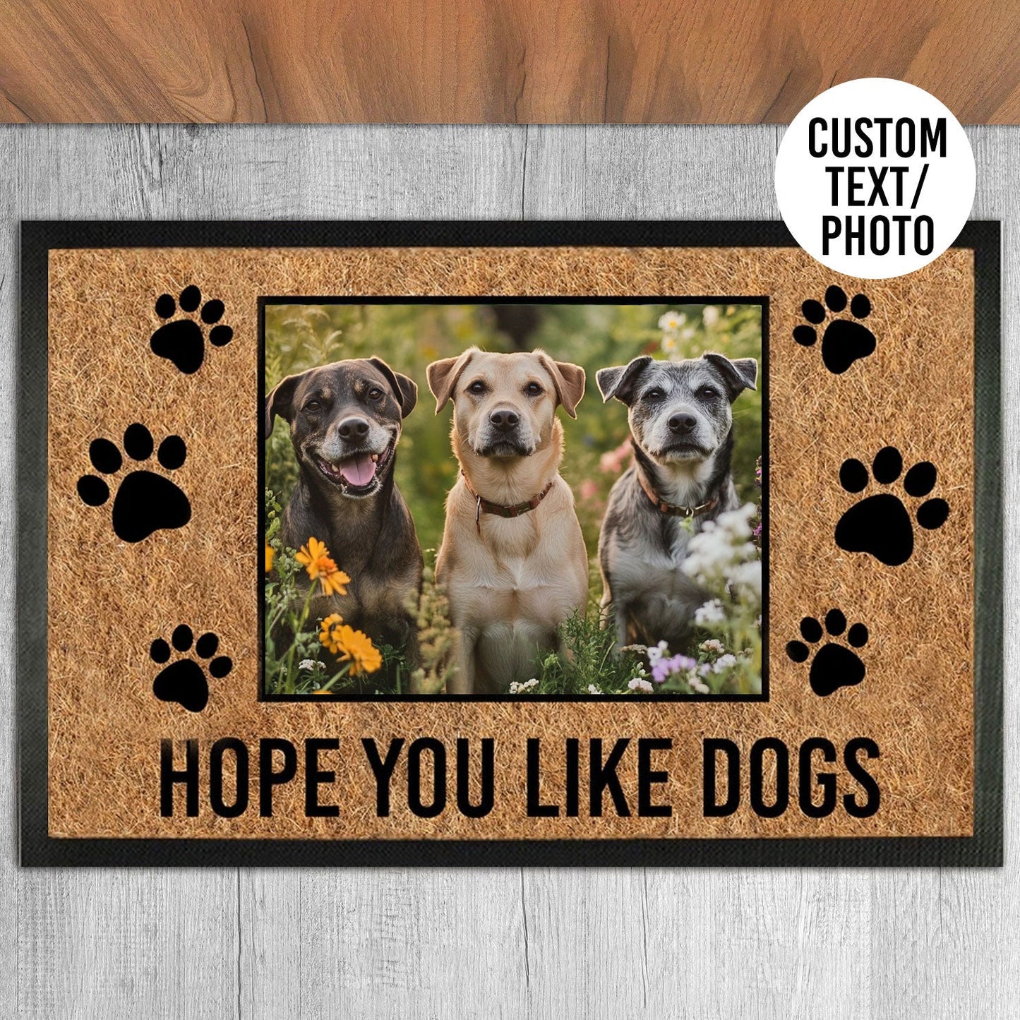 Hope You Like Dogs Doormat - Hi Doggi
