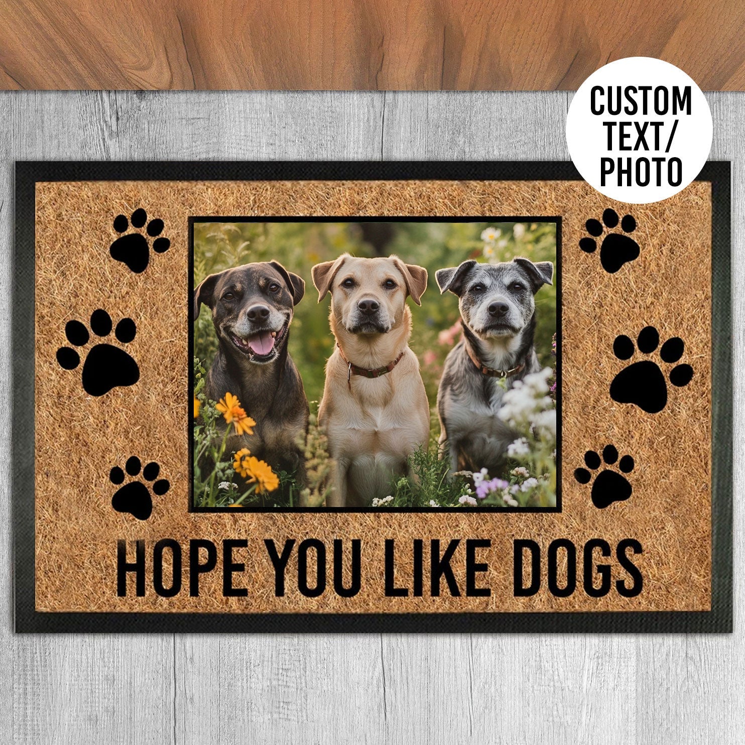 Hope You Like Dogs Doormat - Hi Doggi