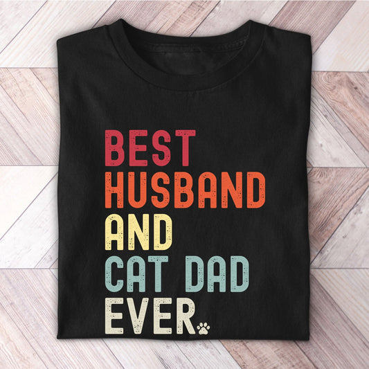Husband Cat Dad Shirt - Hi Doggi