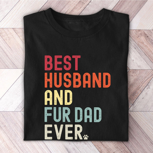 Husband Fur Dad Shirt - Hi Doggi
