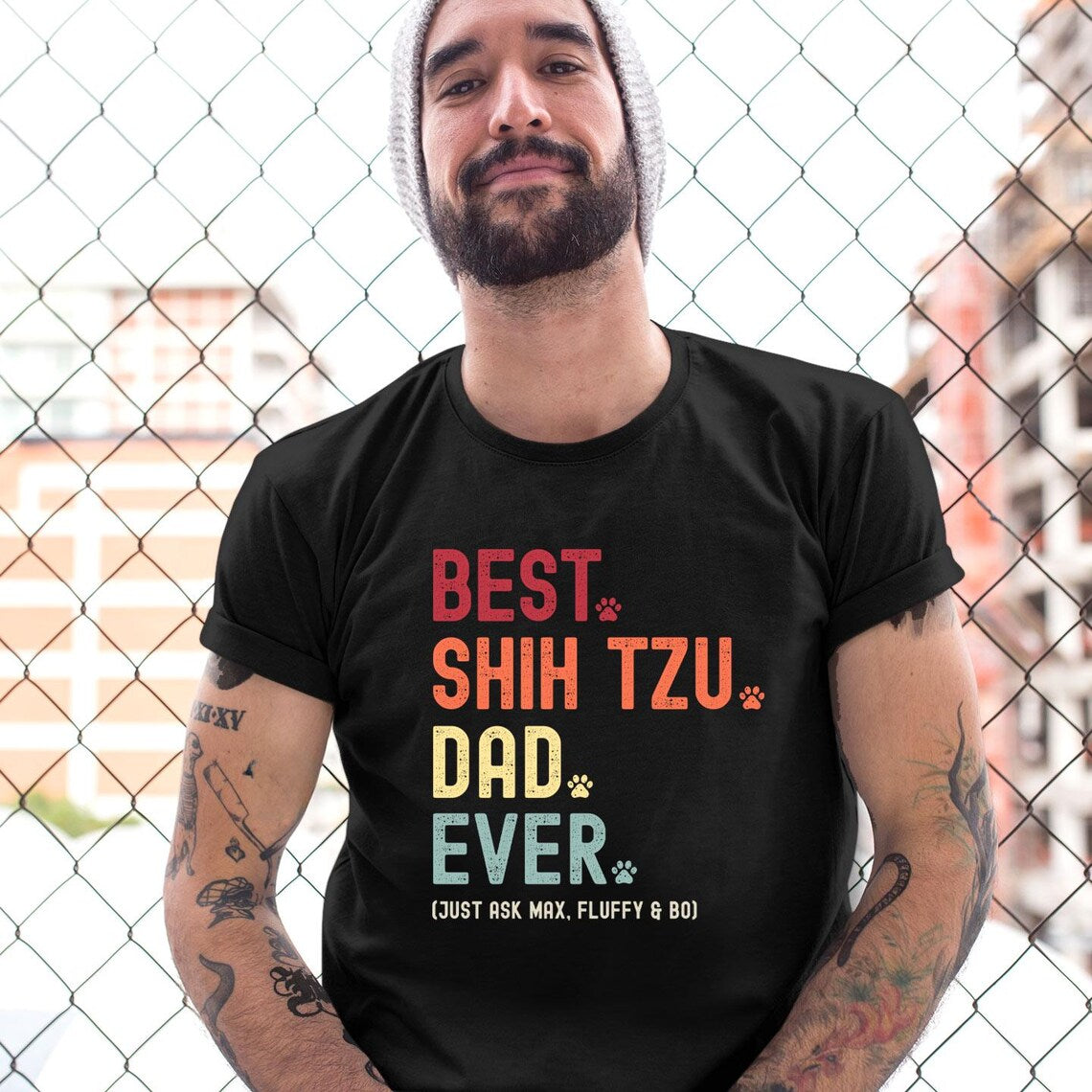 Shih Tzu Dad Just Ask Shirt