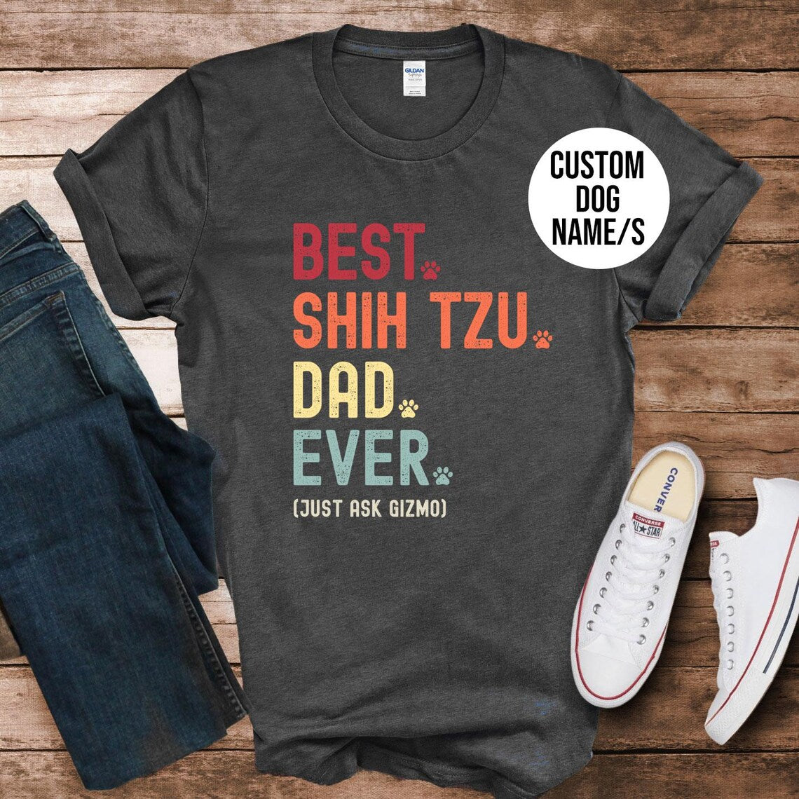 Shih Tzu Dad Just Ask Shirt
