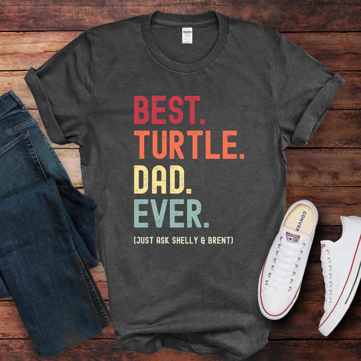 Turtle Dad Just Ask Shirt