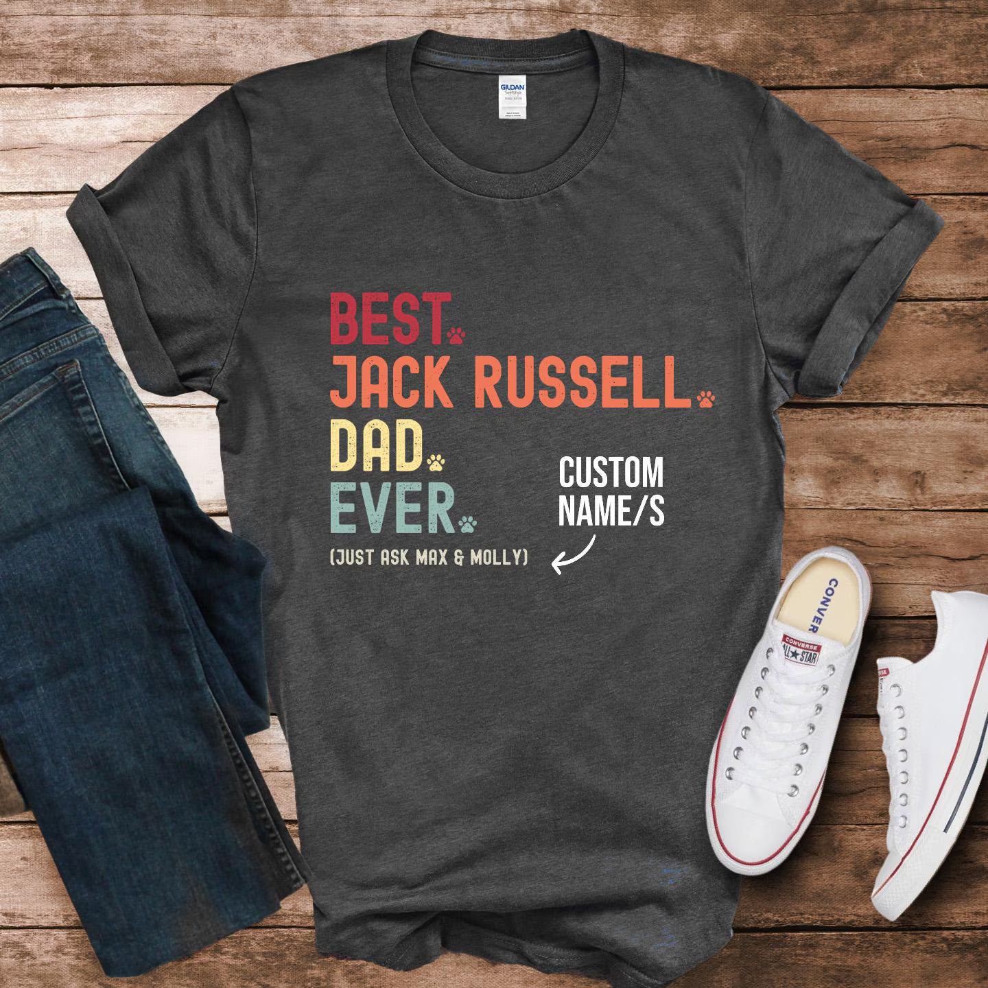 Jack Russell Dad Just Ask Shirt