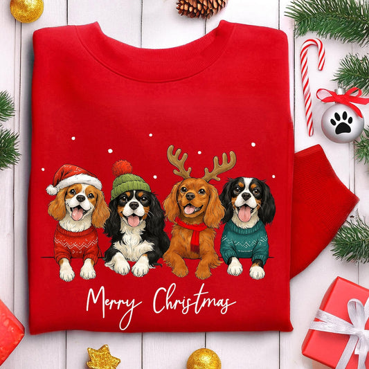 Cavalier King Charles Spaniel Christmas Sweatshirt