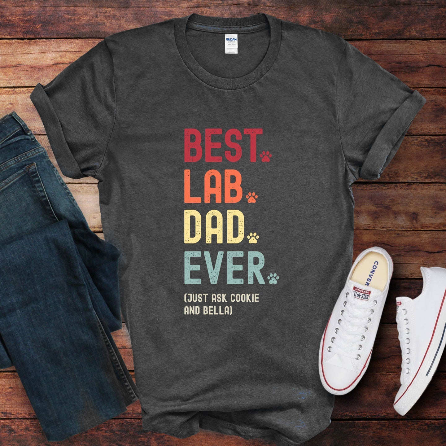 Lab Dad Just Ask Shirt - Hi Doggi