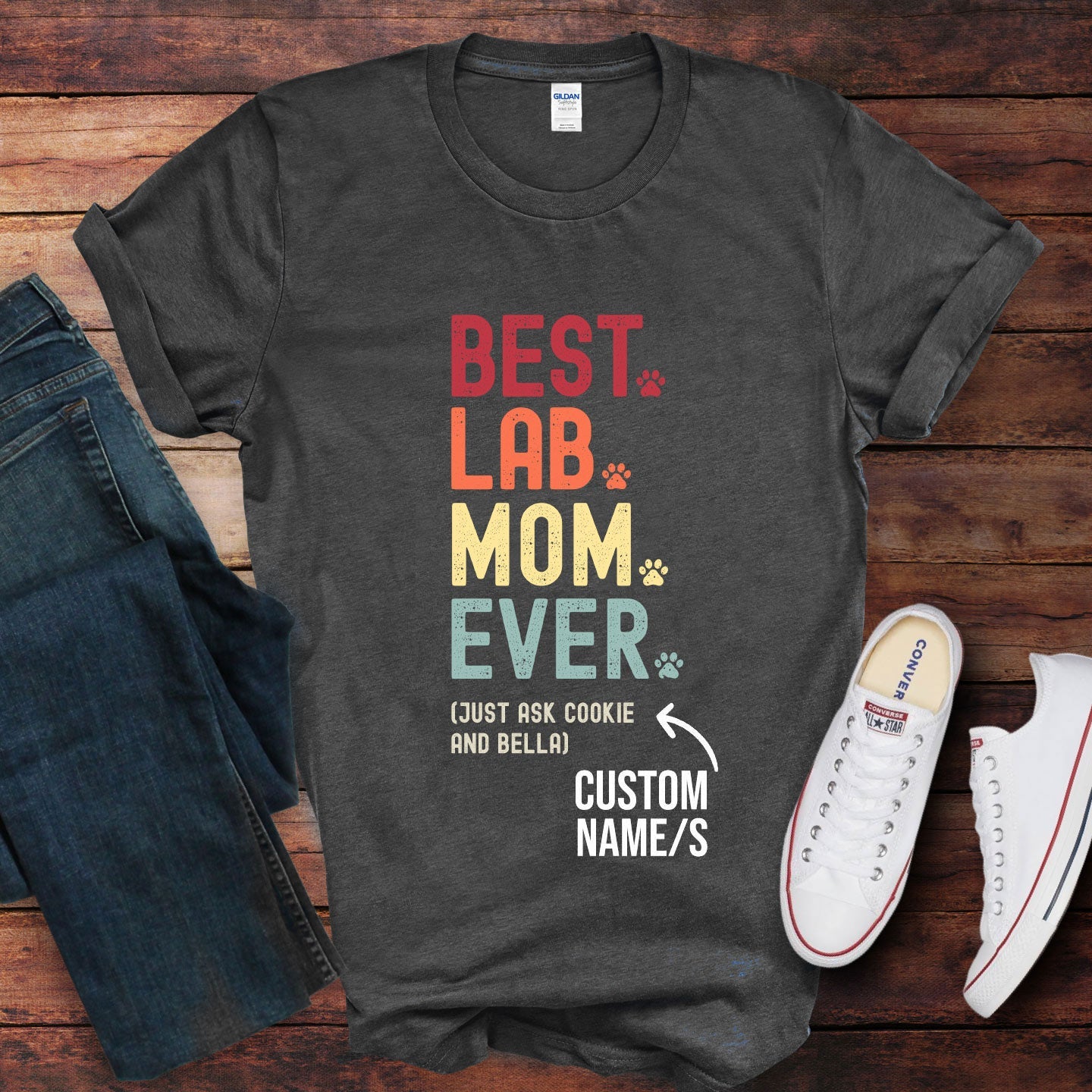 Lab Mom Just Ask Shirt - Hi Doggi