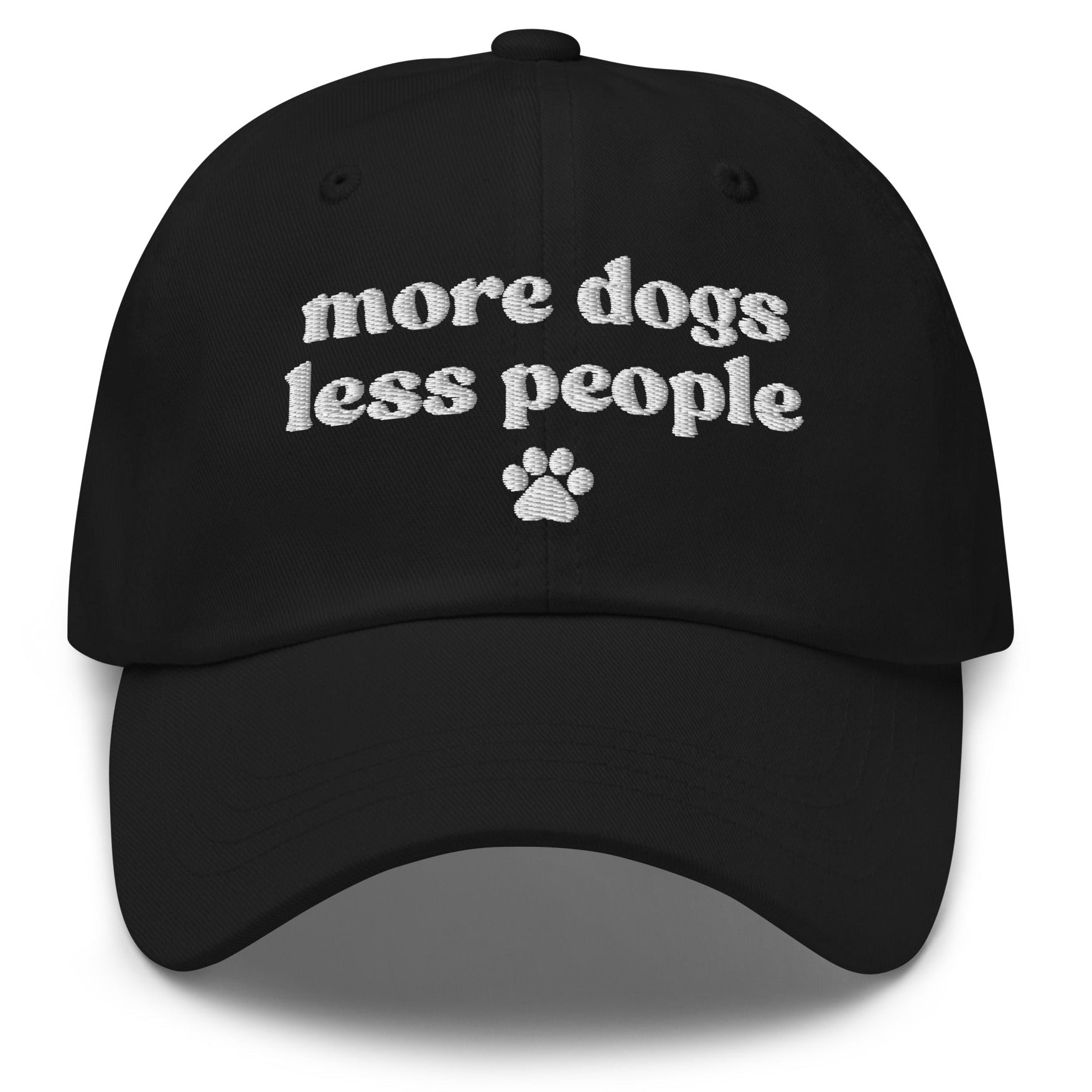 More Dogs Less People Cap - Hi Doggi