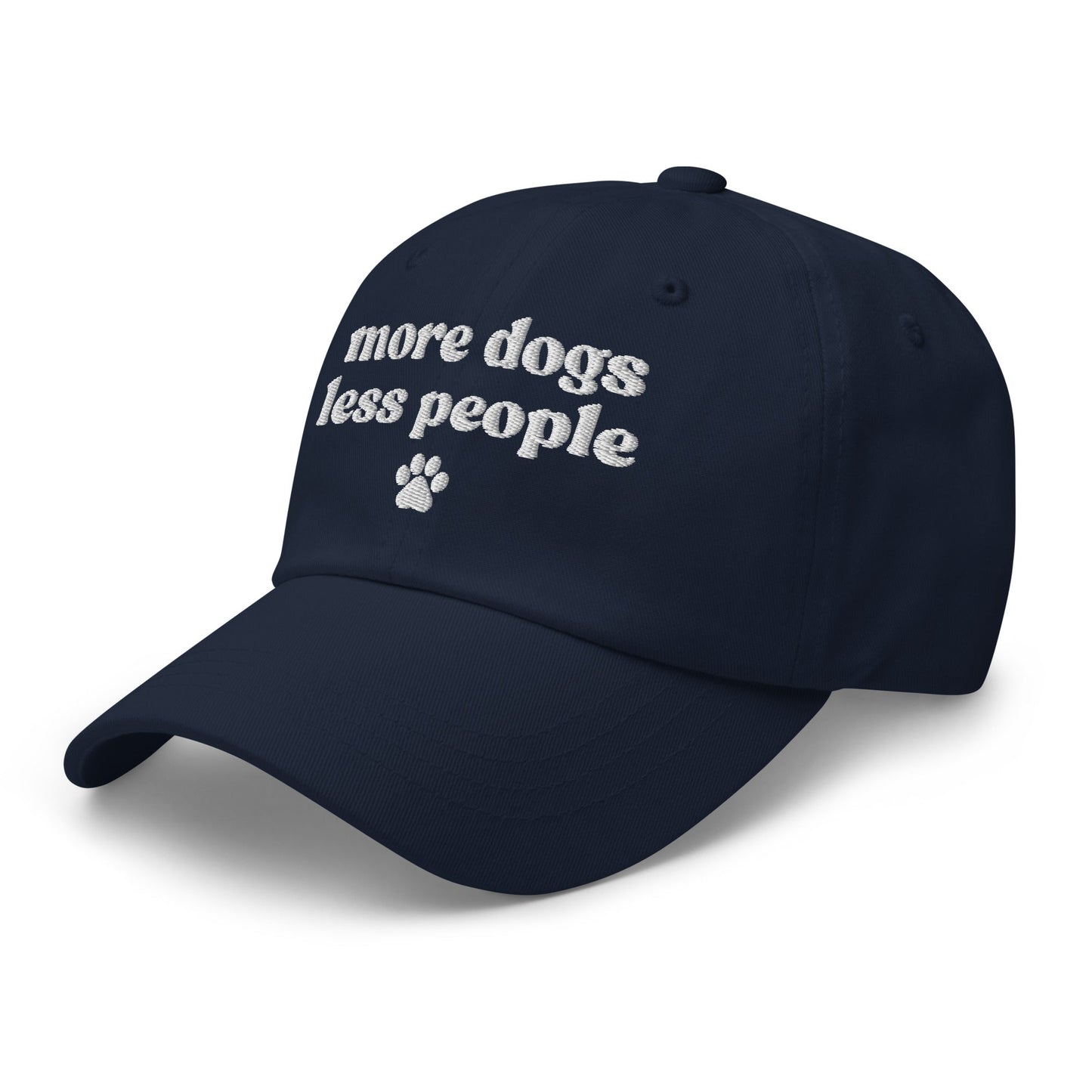More Dogs Less People Cap - Hi Doggi