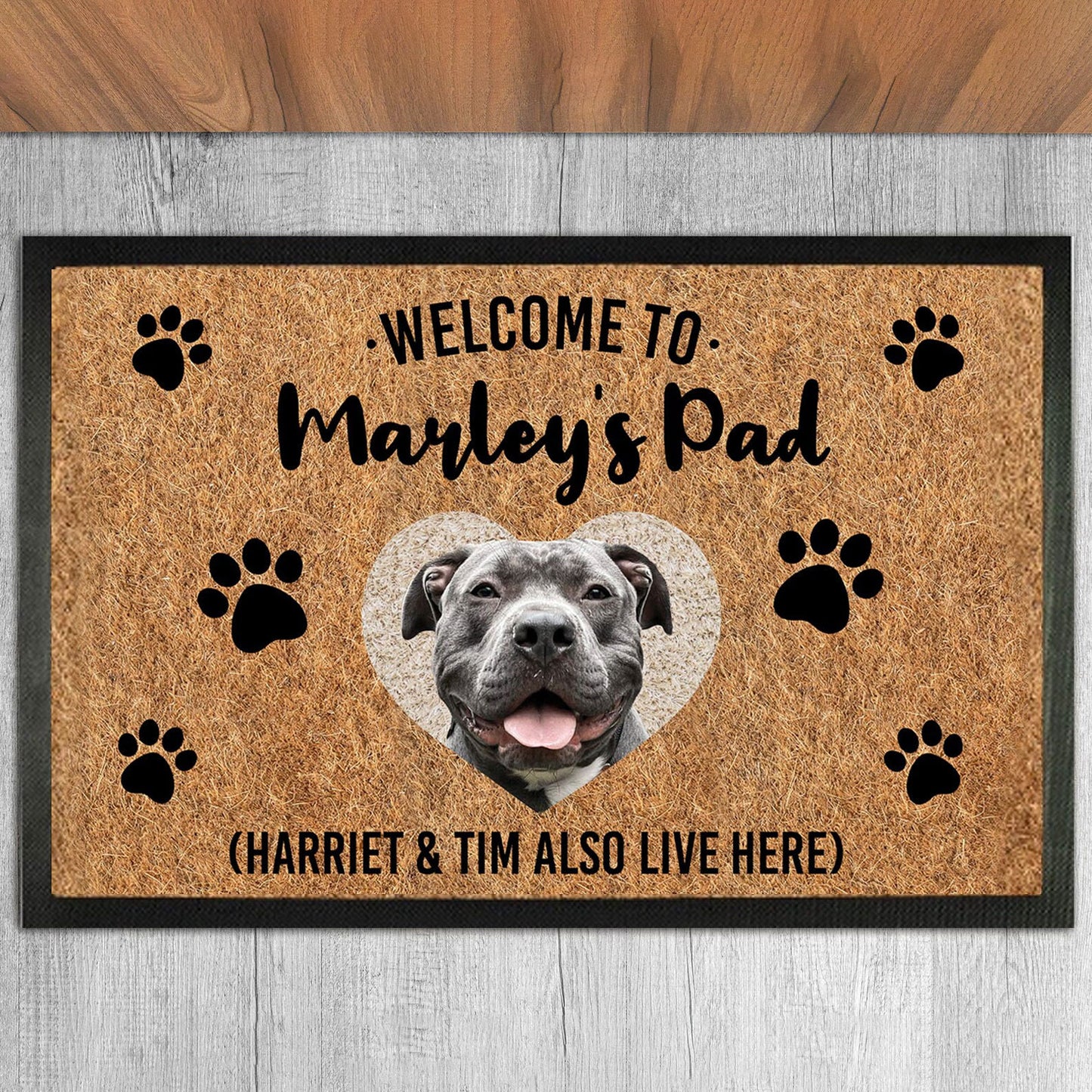 Welcome Pet Photo Doormat