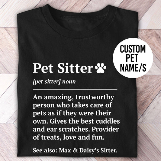 Pet Sitter Definition Shirt - Hi Doggi