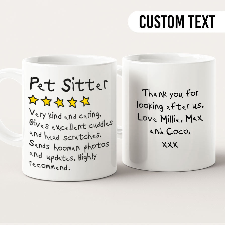 Pet Sitter Review Mug - Hi Doggi