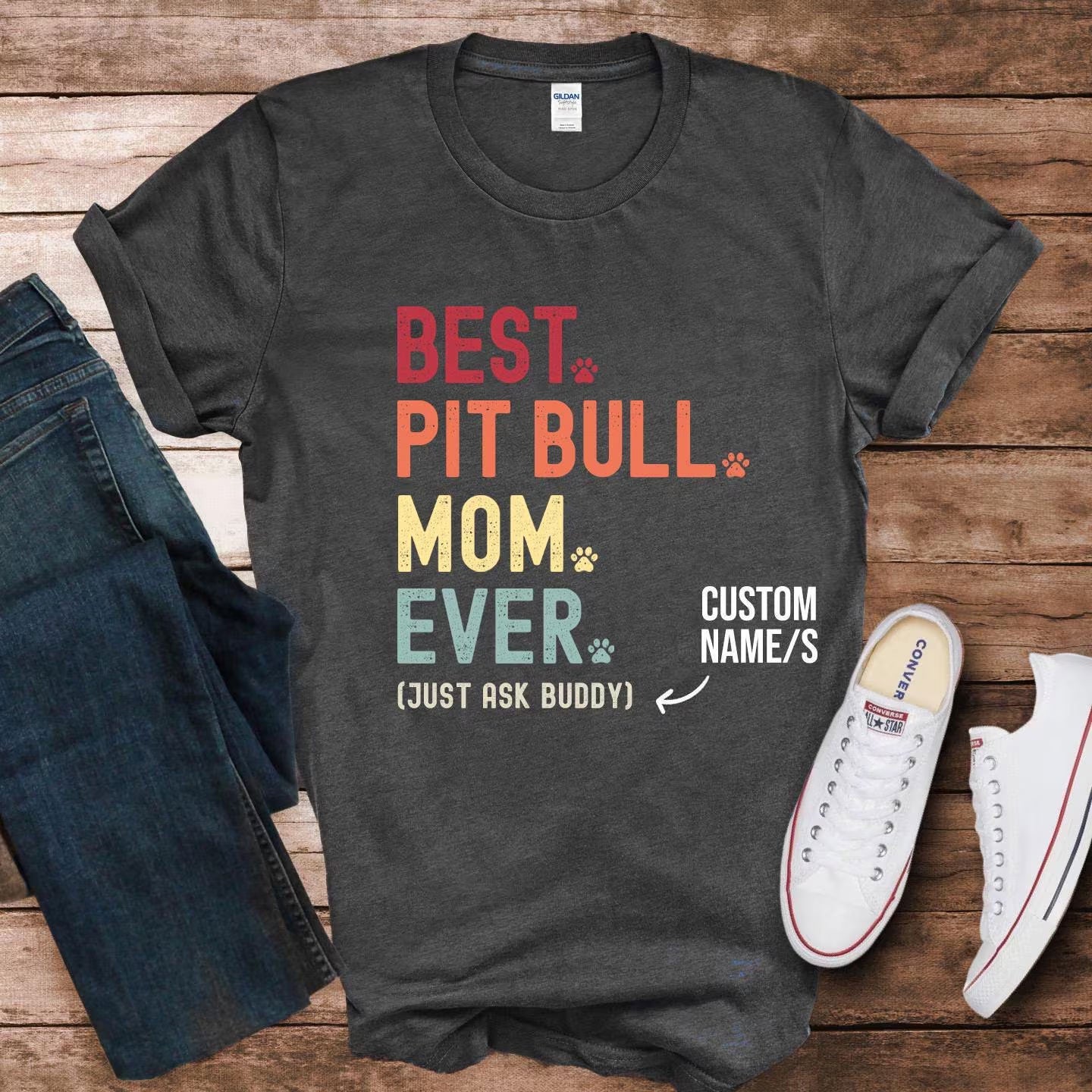 Pit Bull Mom Just Ask Shirt - Hi Doggi