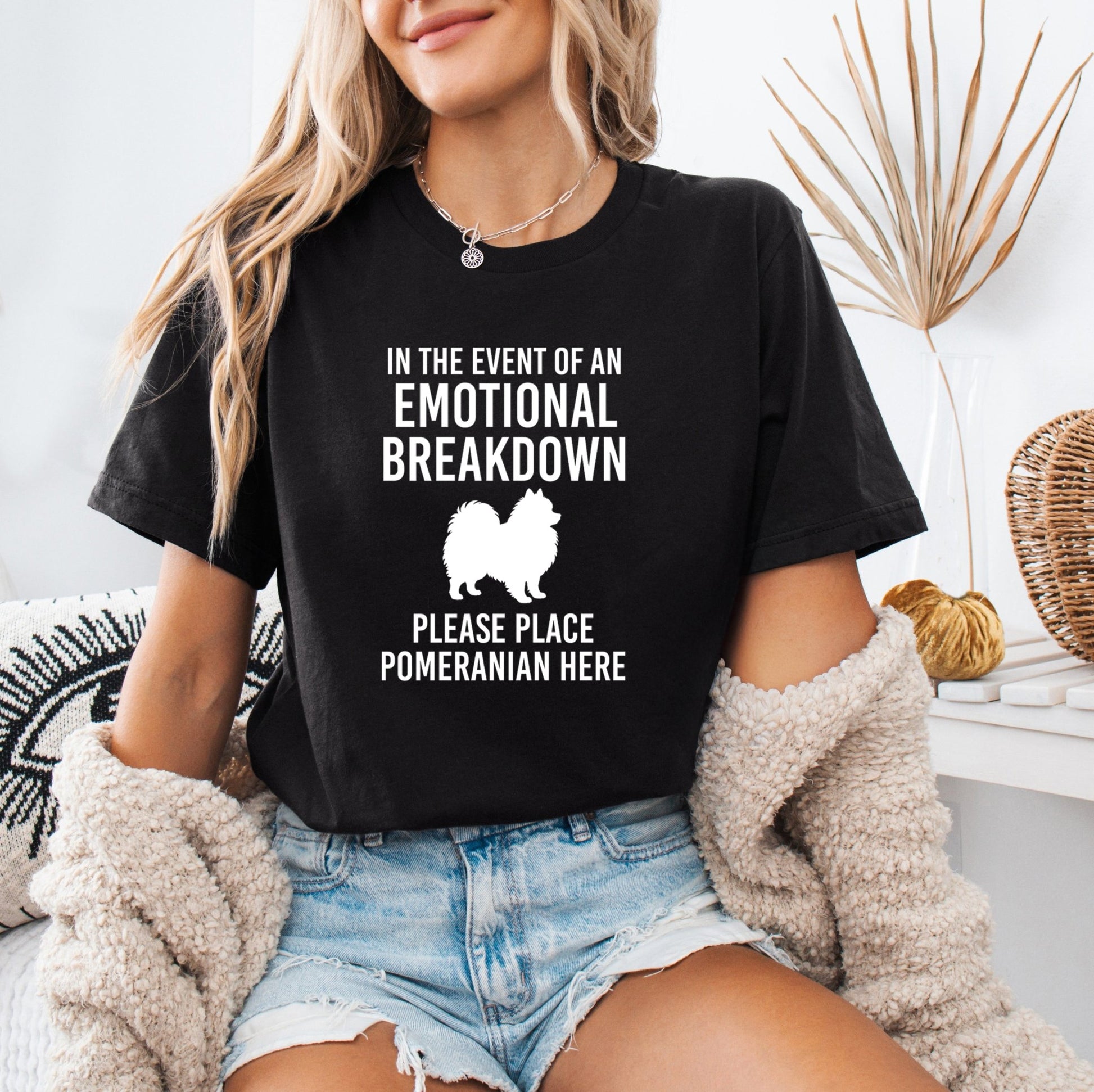 Pomeranian Emotional Breakdown Shirt - Hi Doggi