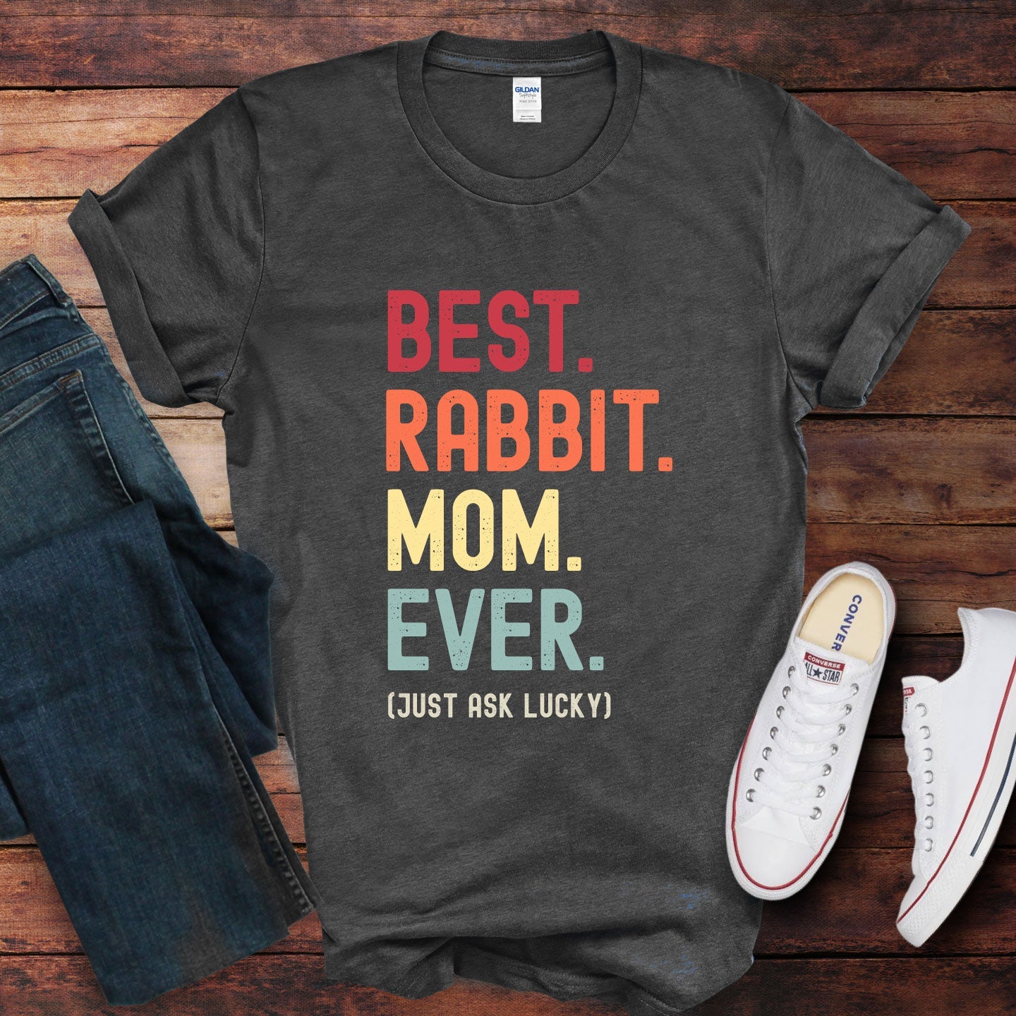 Rabbit Mom Just Ask Shirt - Hi Doggi