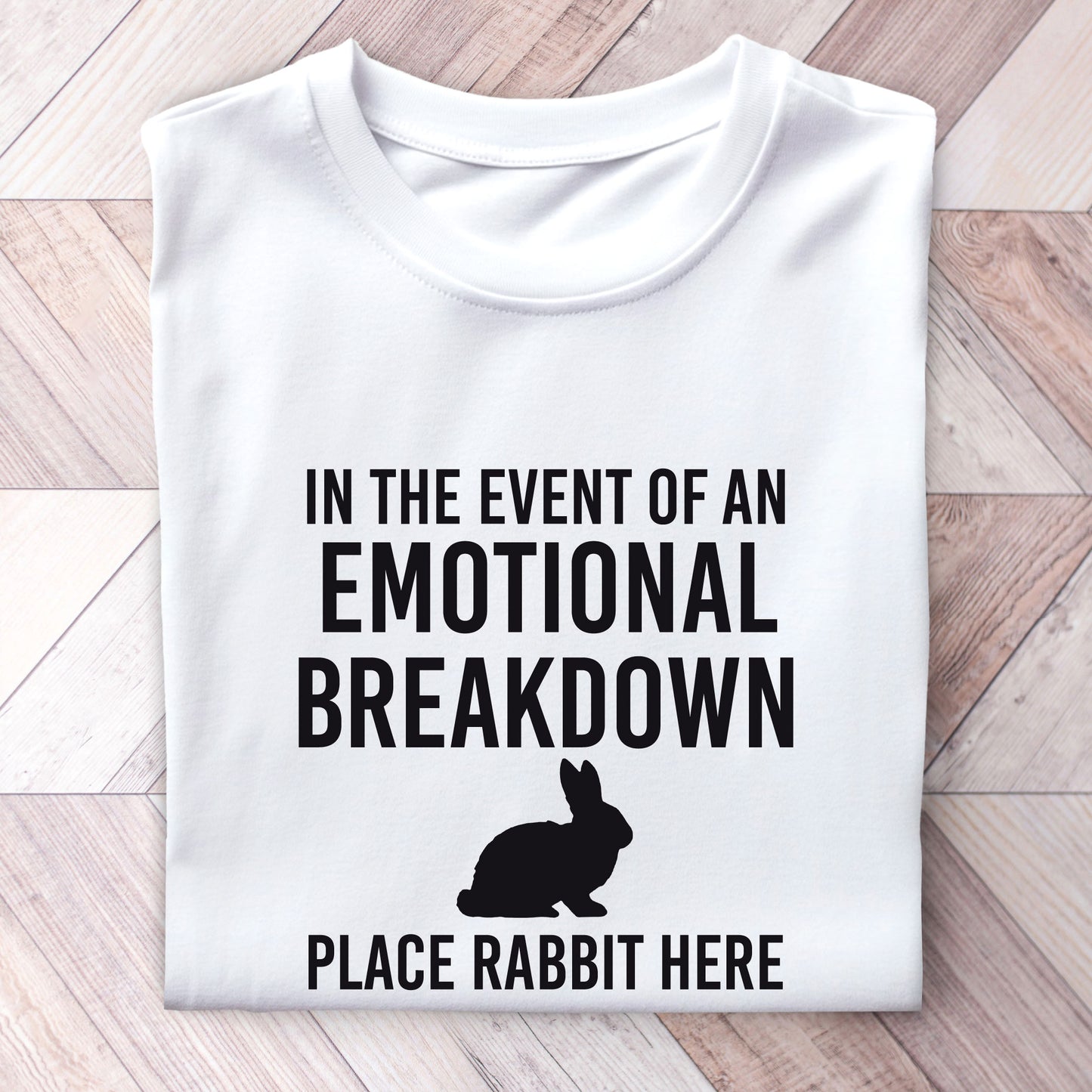 Emotional Breakdown Rabbit Shirt