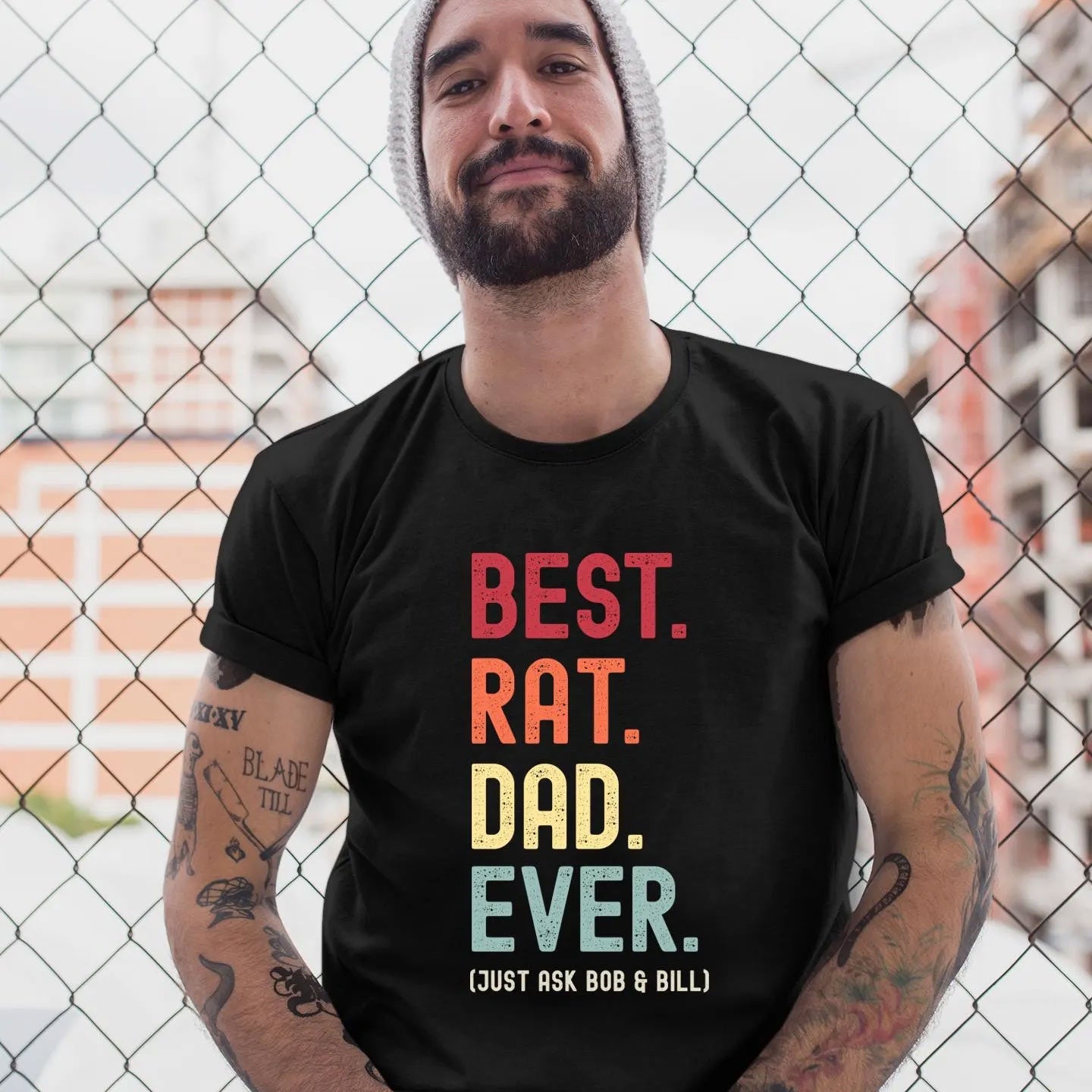 Rat Dad Just Ask Shirt - Hi Doggi