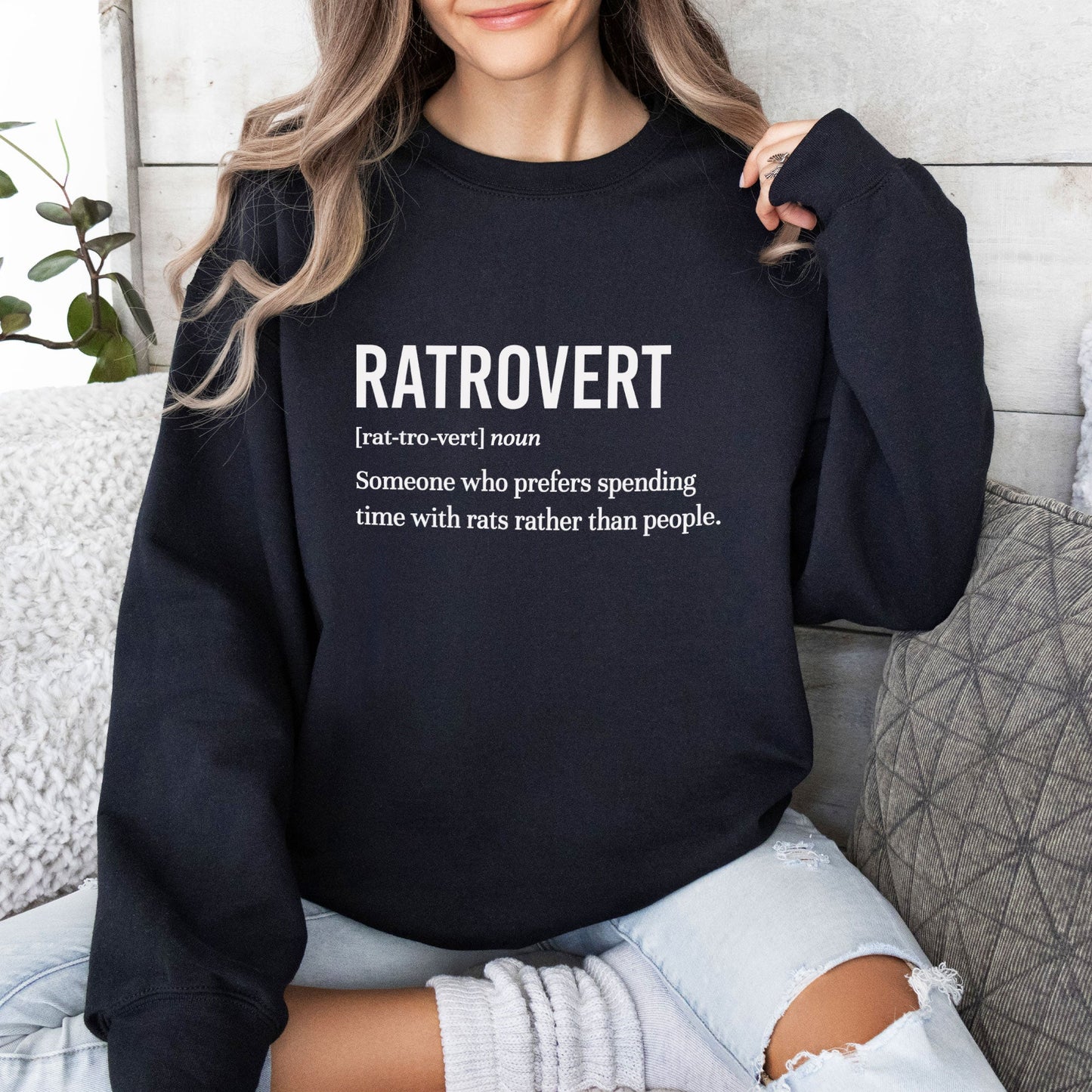 Ratrovert Sweatshirt - Hi Doggi