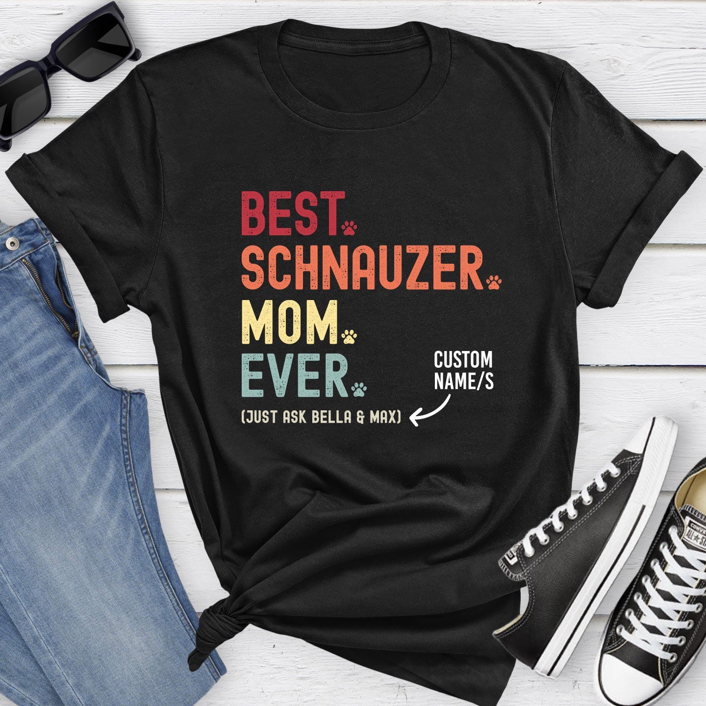 Schnauzer Mom Just Ask Shirt - Hi Doggi