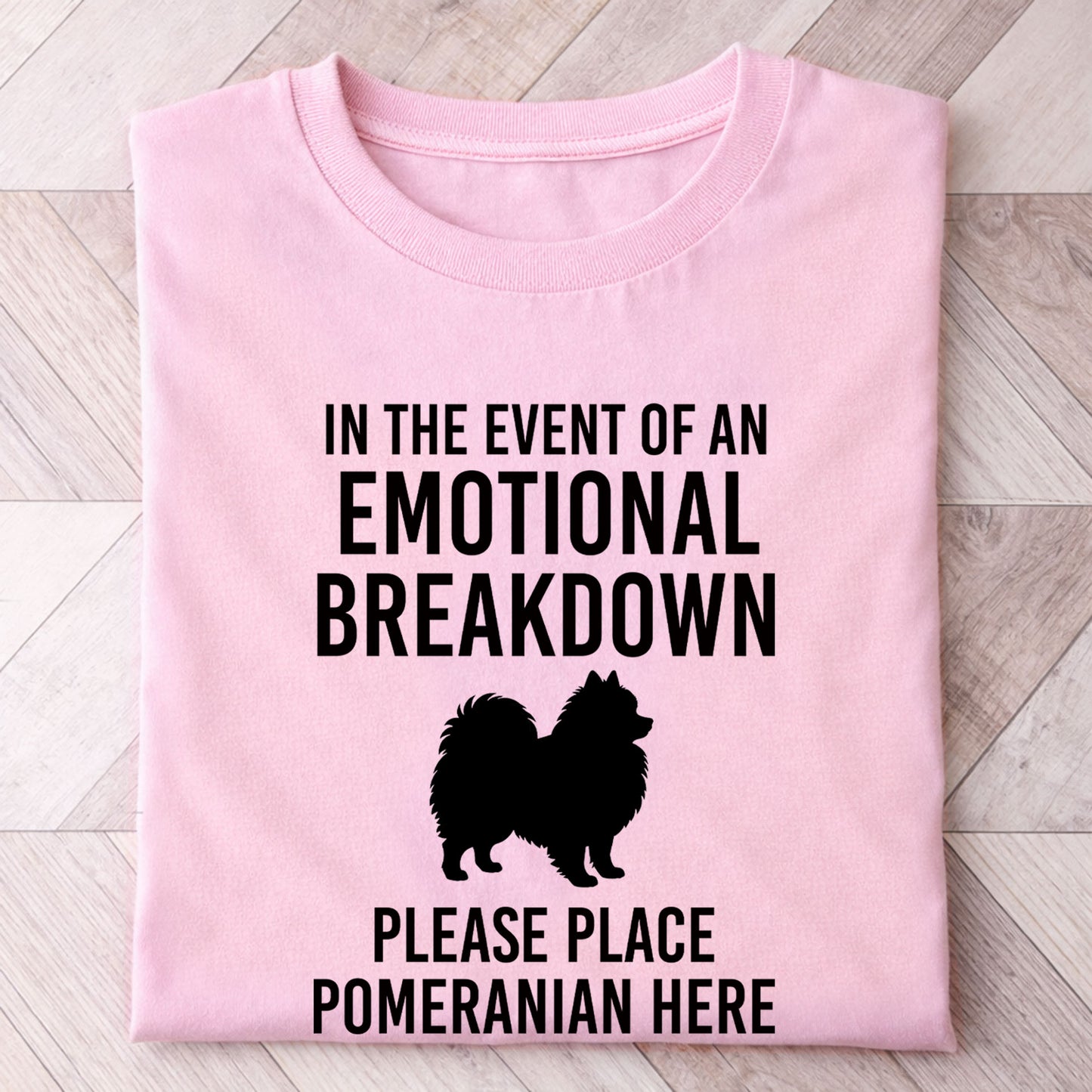 Pomeranian Emotional Breakdown Shirt