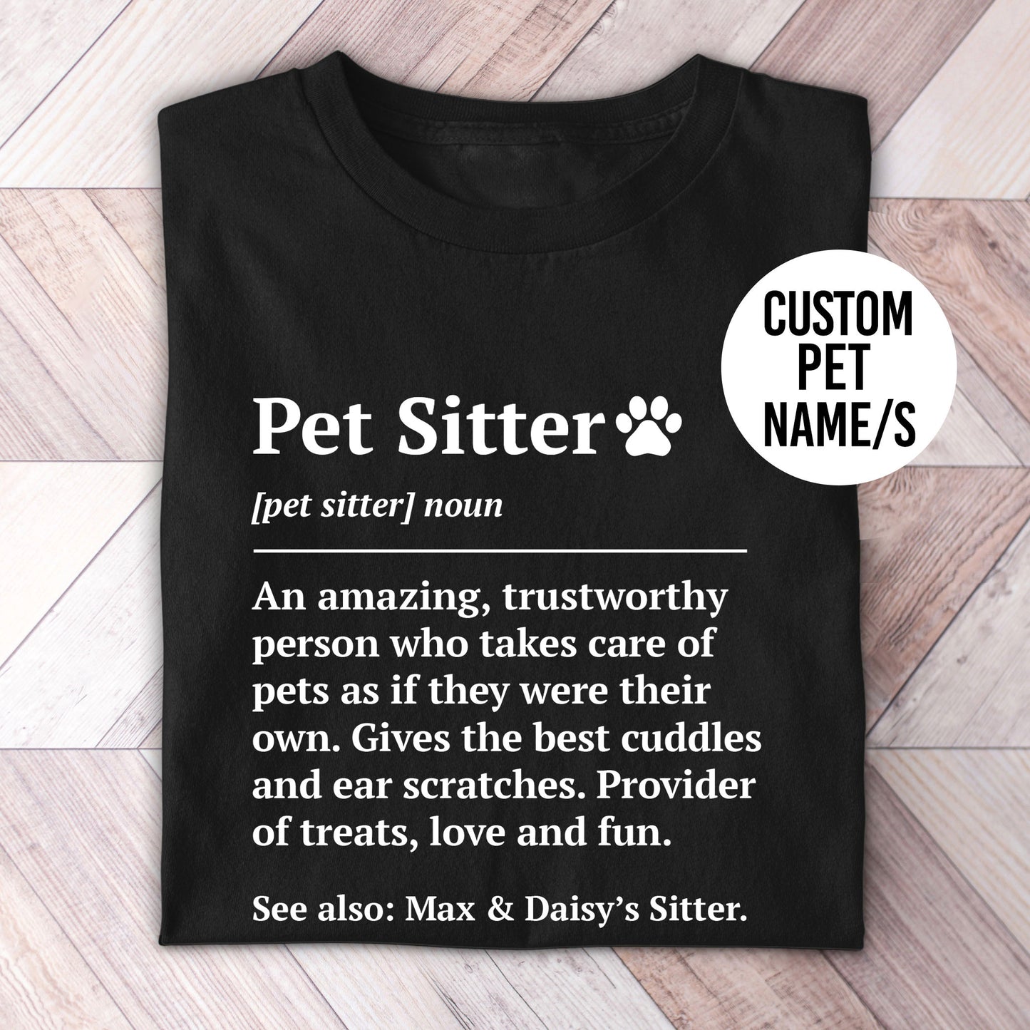 Pet Sitter Definition Shirt