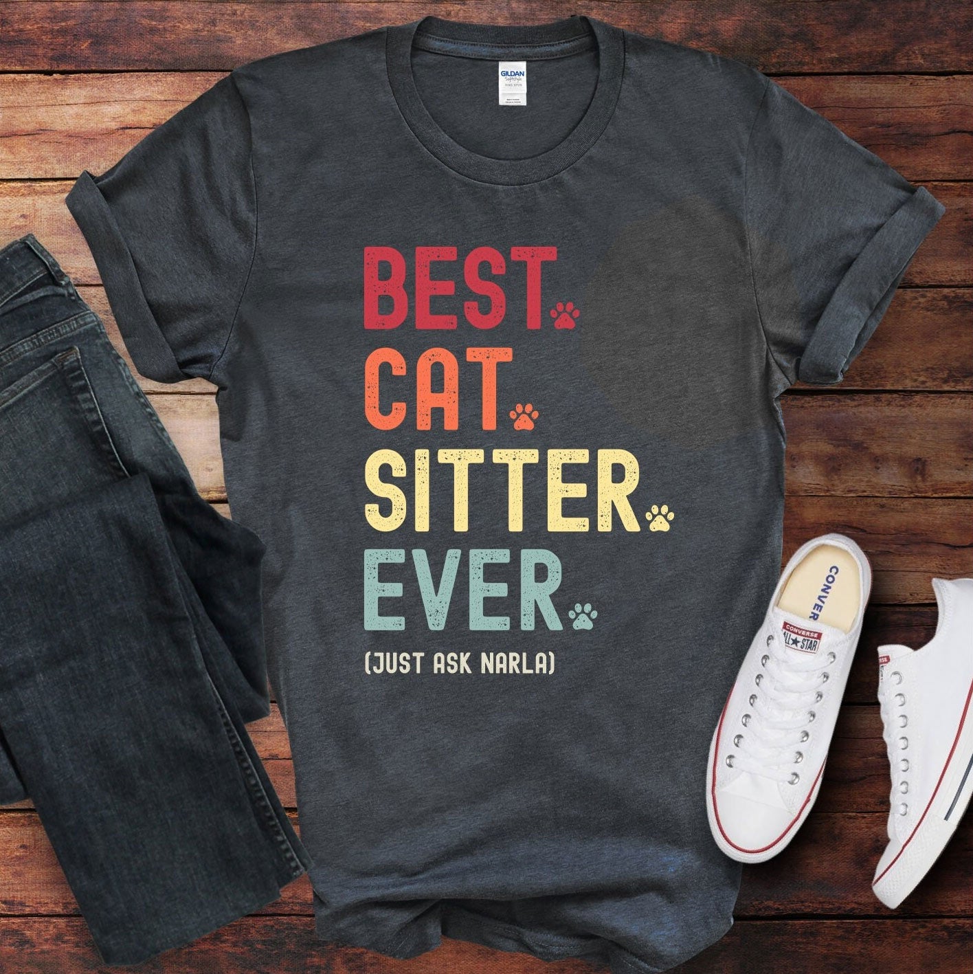 Cat Sitter Just Ask Shirt