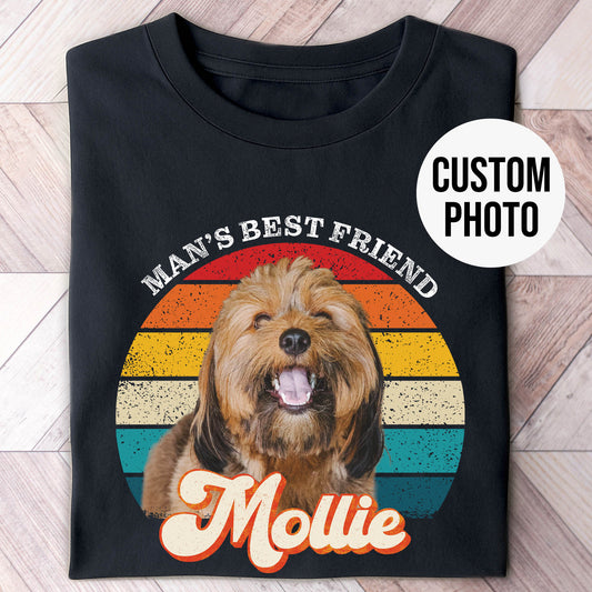Man's Best Friend Photo Retro Shirt