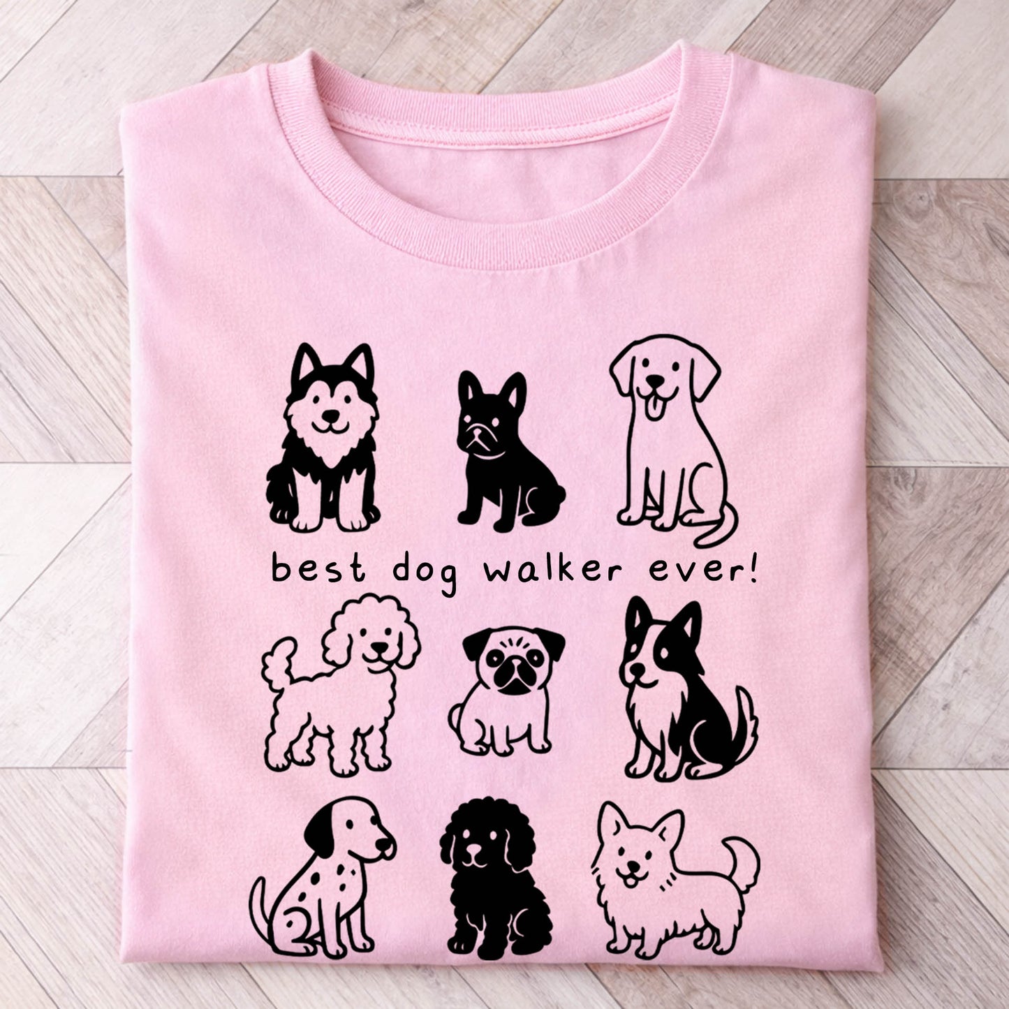 Best Dog Walker Cute Shirt